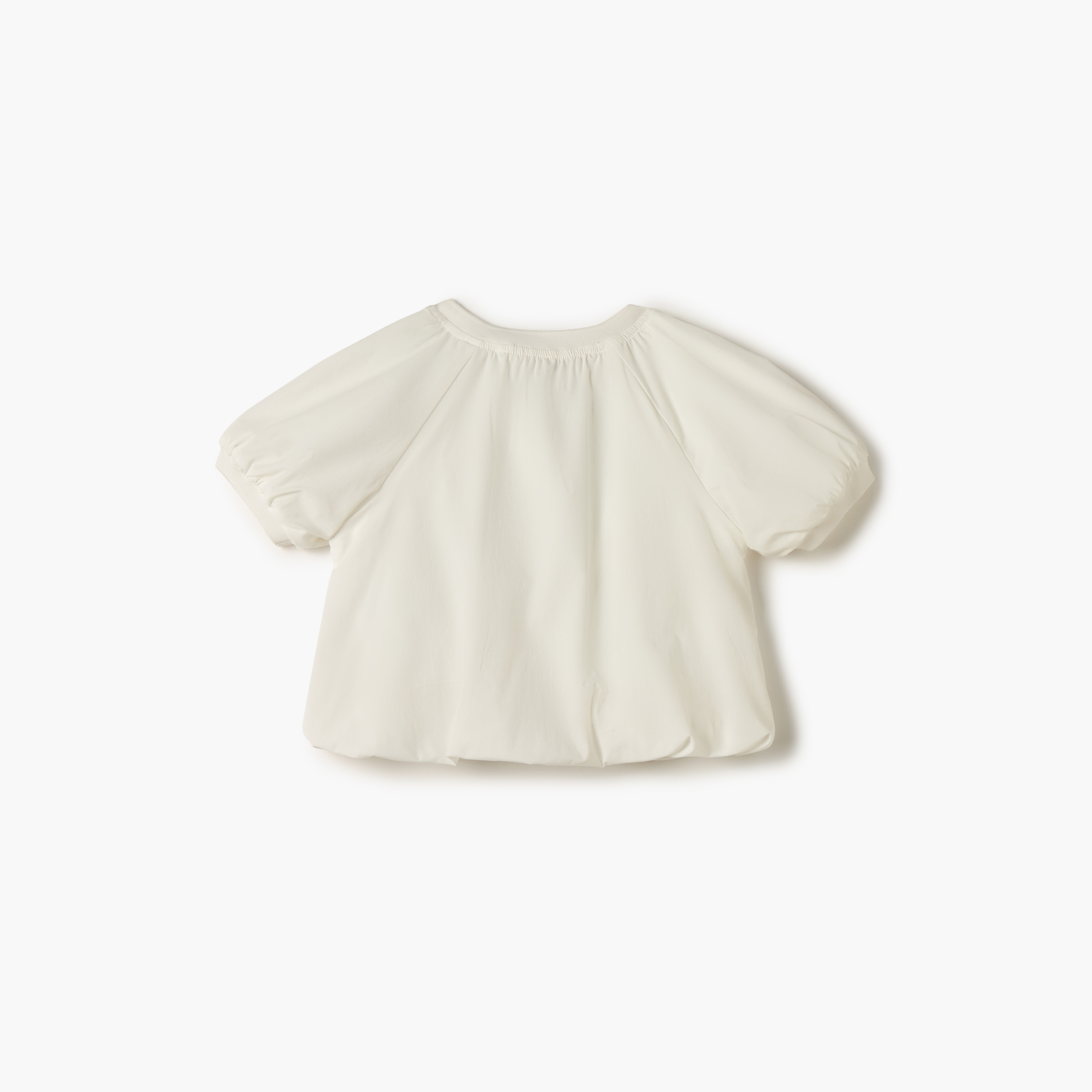 Kappa Logo Detail Balloon T-shirt with Raglan Sleeves-sports-girls-clothing-tops-image-2