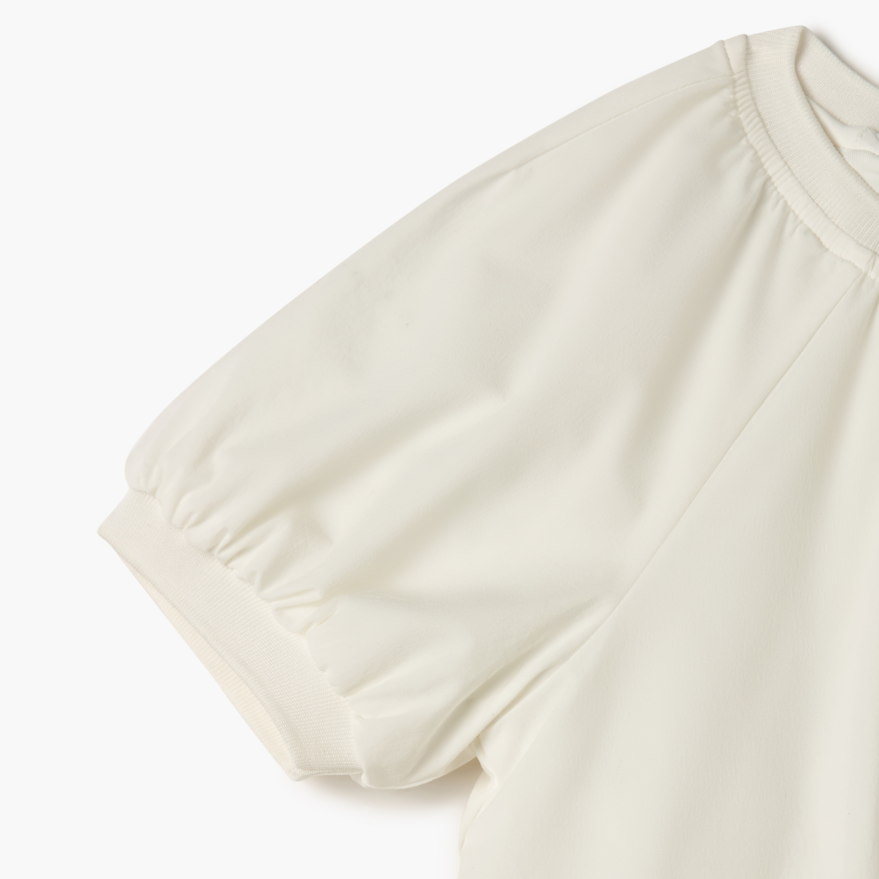 Kappa Logo Detail Balloon T-shirt with Raglan Sleeves-sports-girls-clothing-tops-image-4