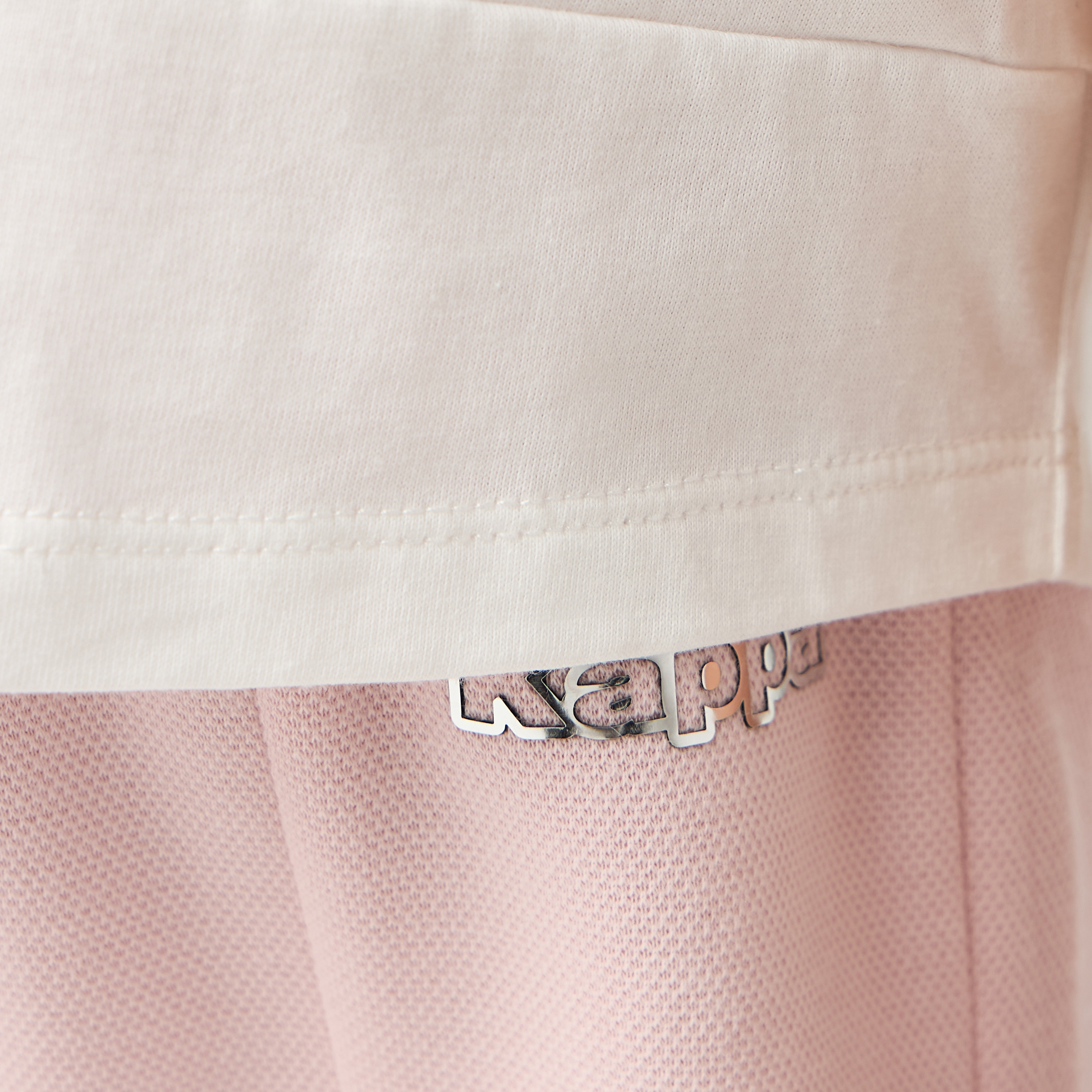 Kappa Logo Detail T-shirt and Pants Set-girls-clothing-setsandcoords-image-6