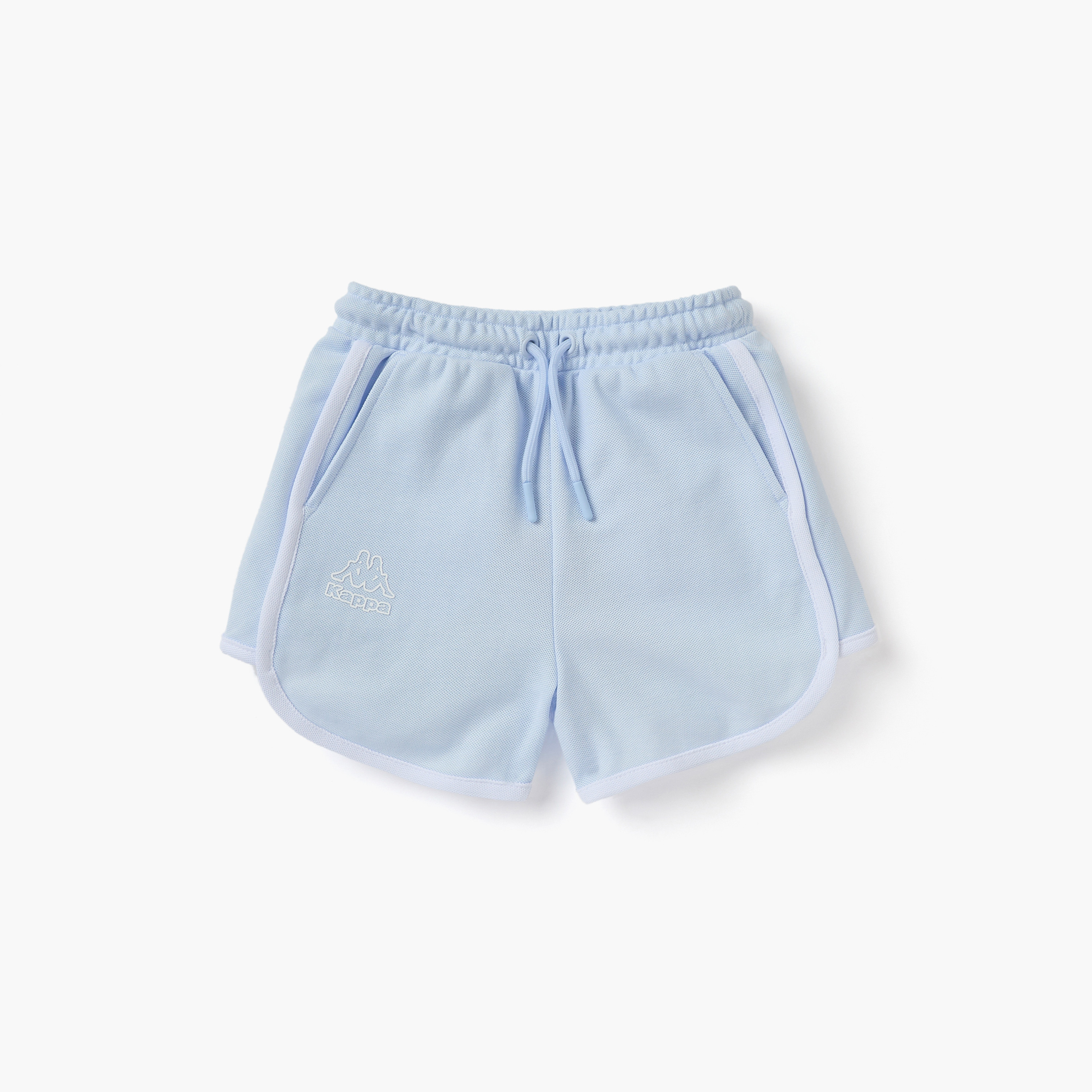 Kappa Logo Detail T-shirt and Shorts Set-baby-girls-clothing-setsandcoords-image-3