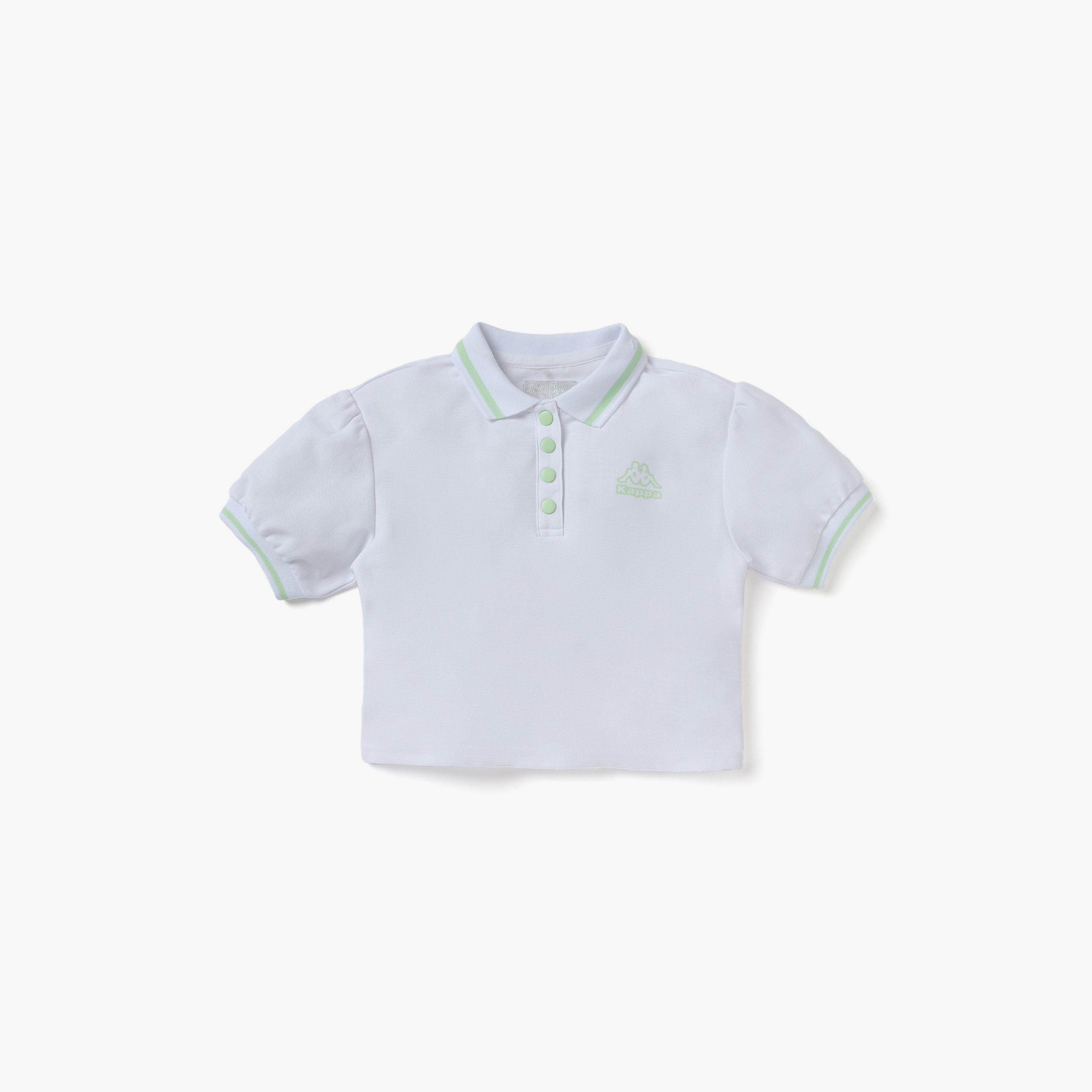 طقم تيشيرت بولو بطبعات شعار وشورت من كابا-girls-clothing-setsandcoords-image-4