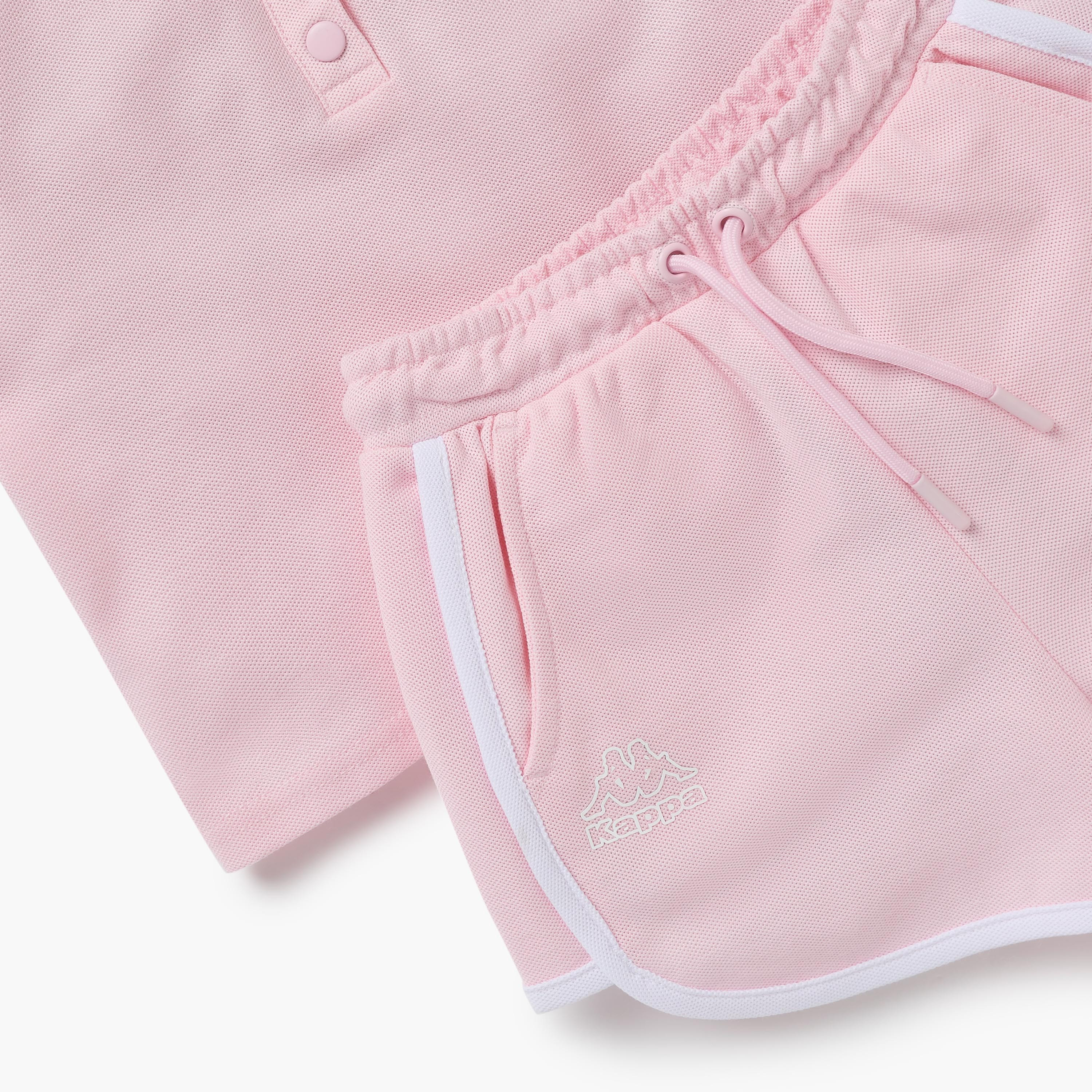 طقم تيشيرت بشعار وشورت من كابا-baby-girls-clothing-setsandcoords-image-5