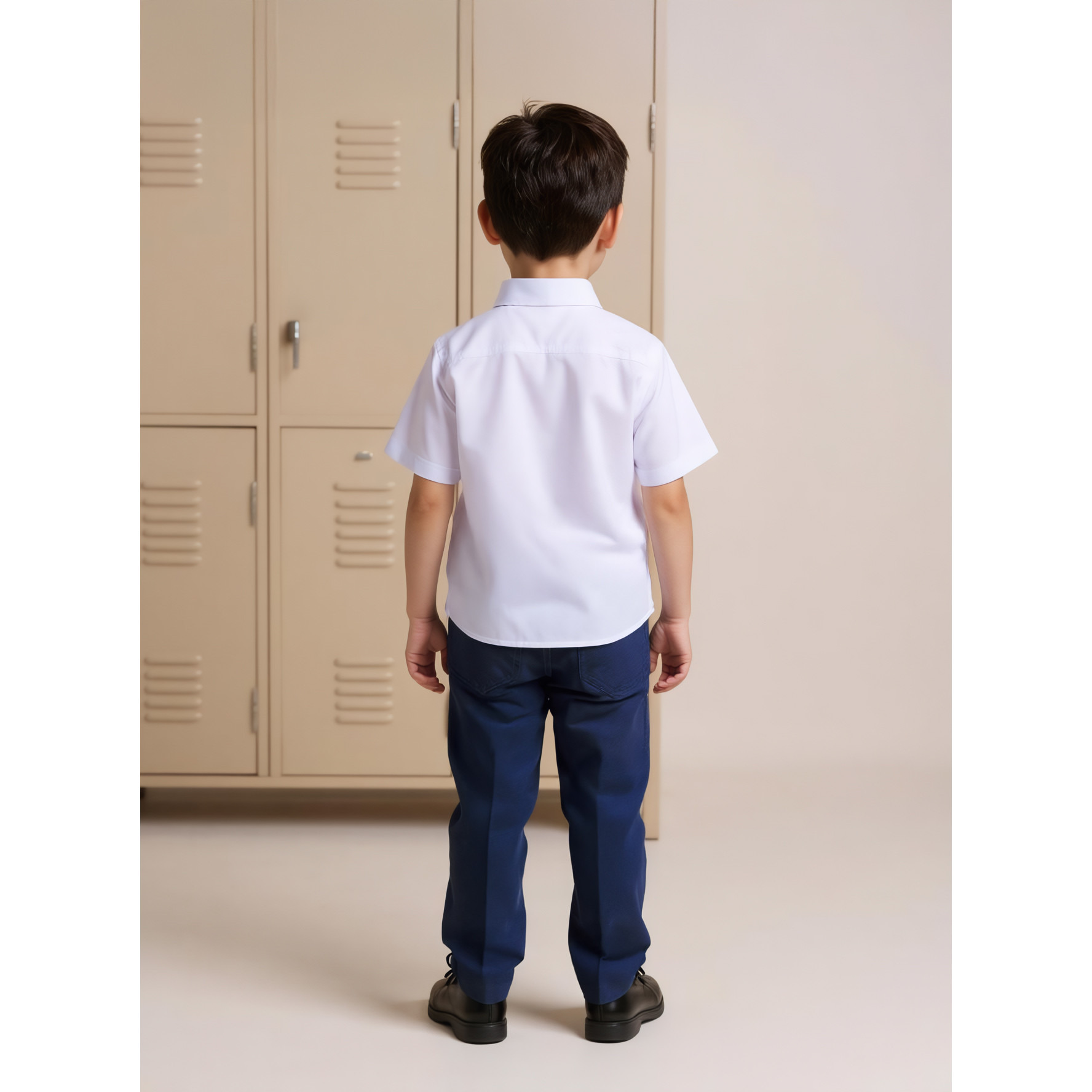 قميص سادة بأكمام قصيرة وجيب من جونيورز-boys-clothing-shirts-image-3