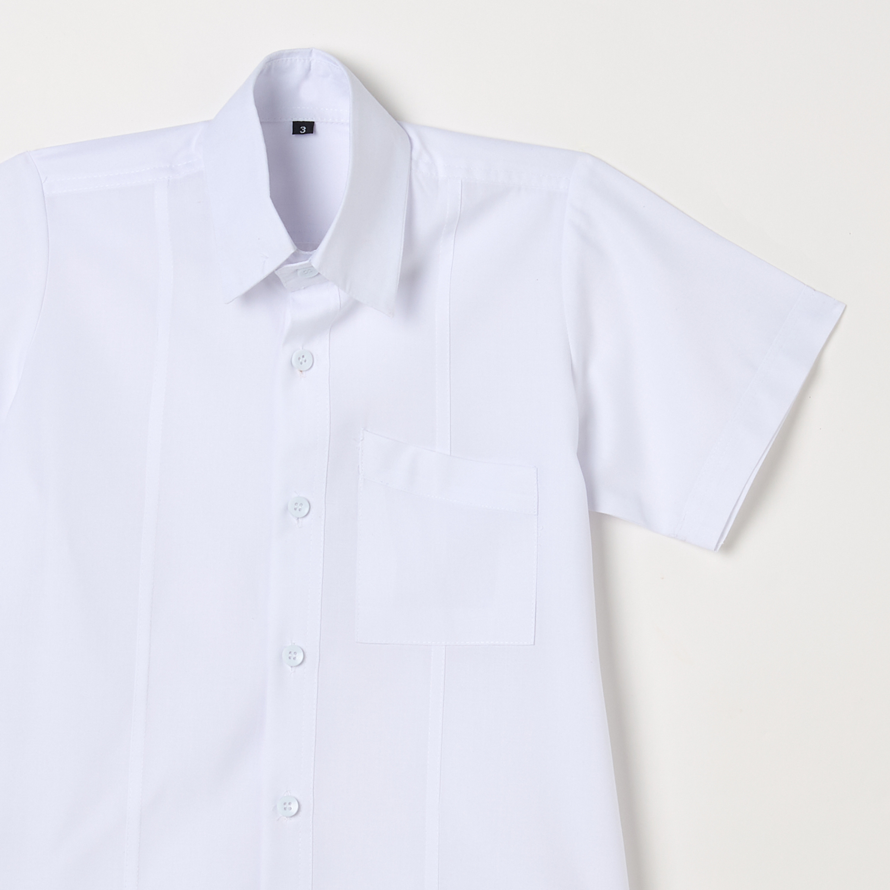 قميص سادة بأكمام قصيرة وجيب من جونيورز-boys-clothing-shirts-image-5