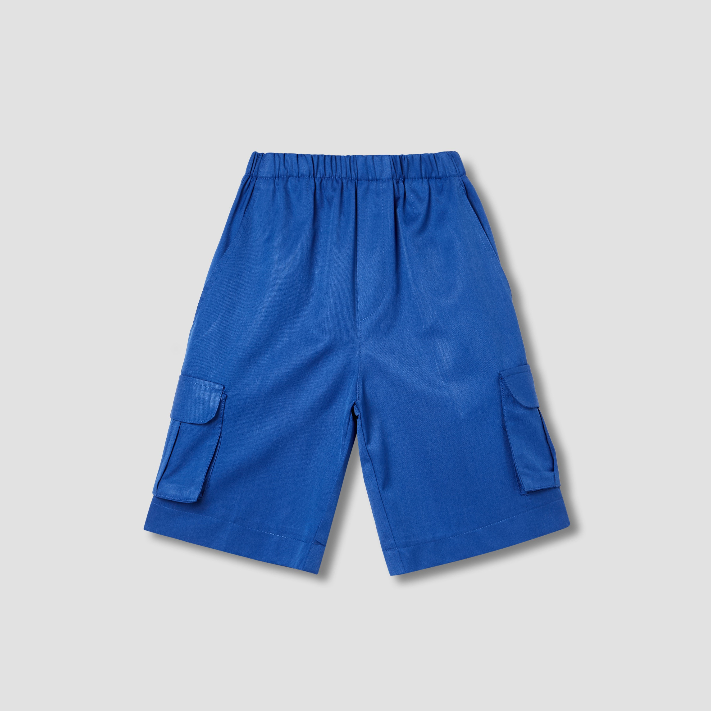 Juniors Solid Shorts with Pockets and Elasticated Waistband-CP_Promo_Code_Excluded-image-5