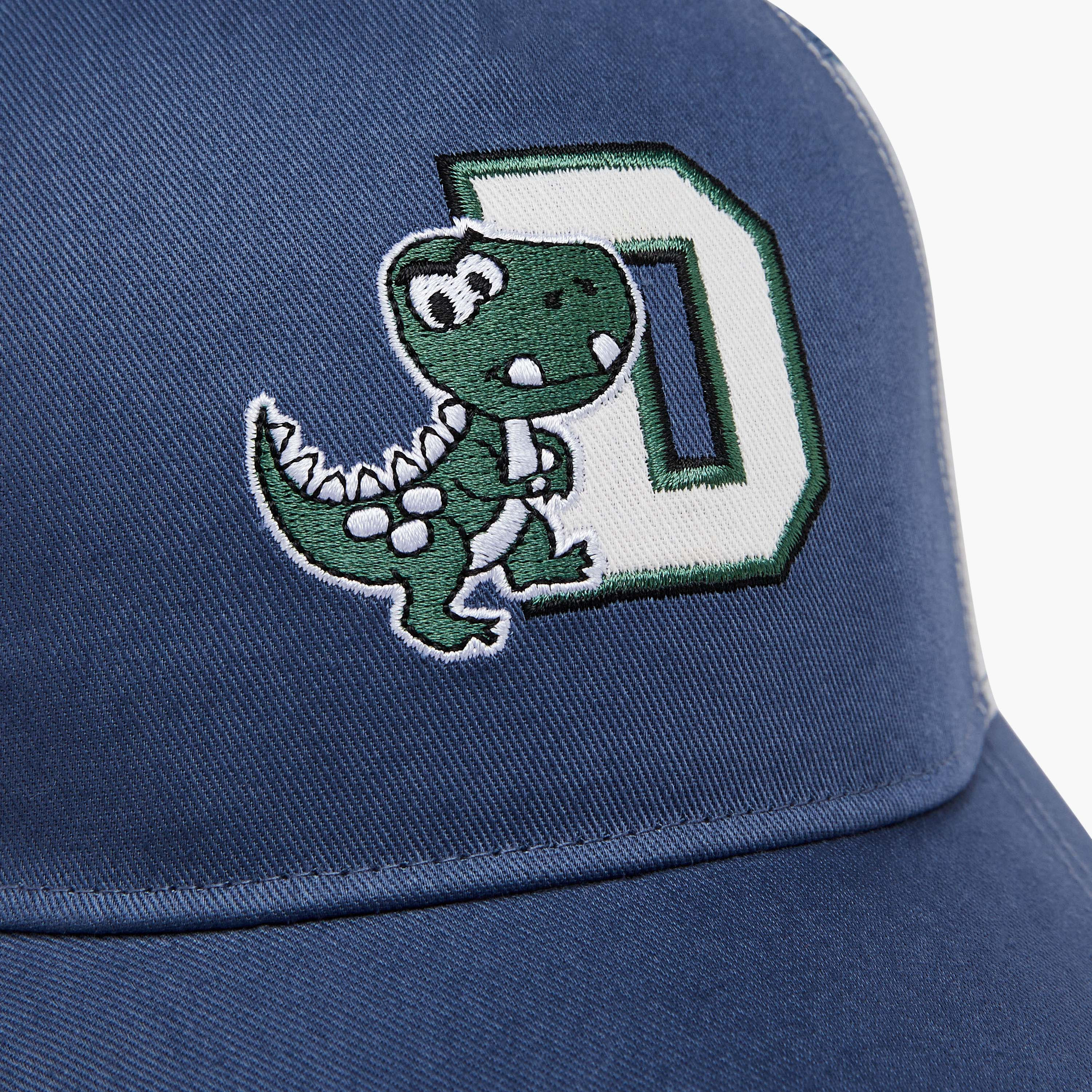 Juniors Dinosaur Embroidered Cap with Hook and Loop Closure-baby-boys-accessories-caps-image-5