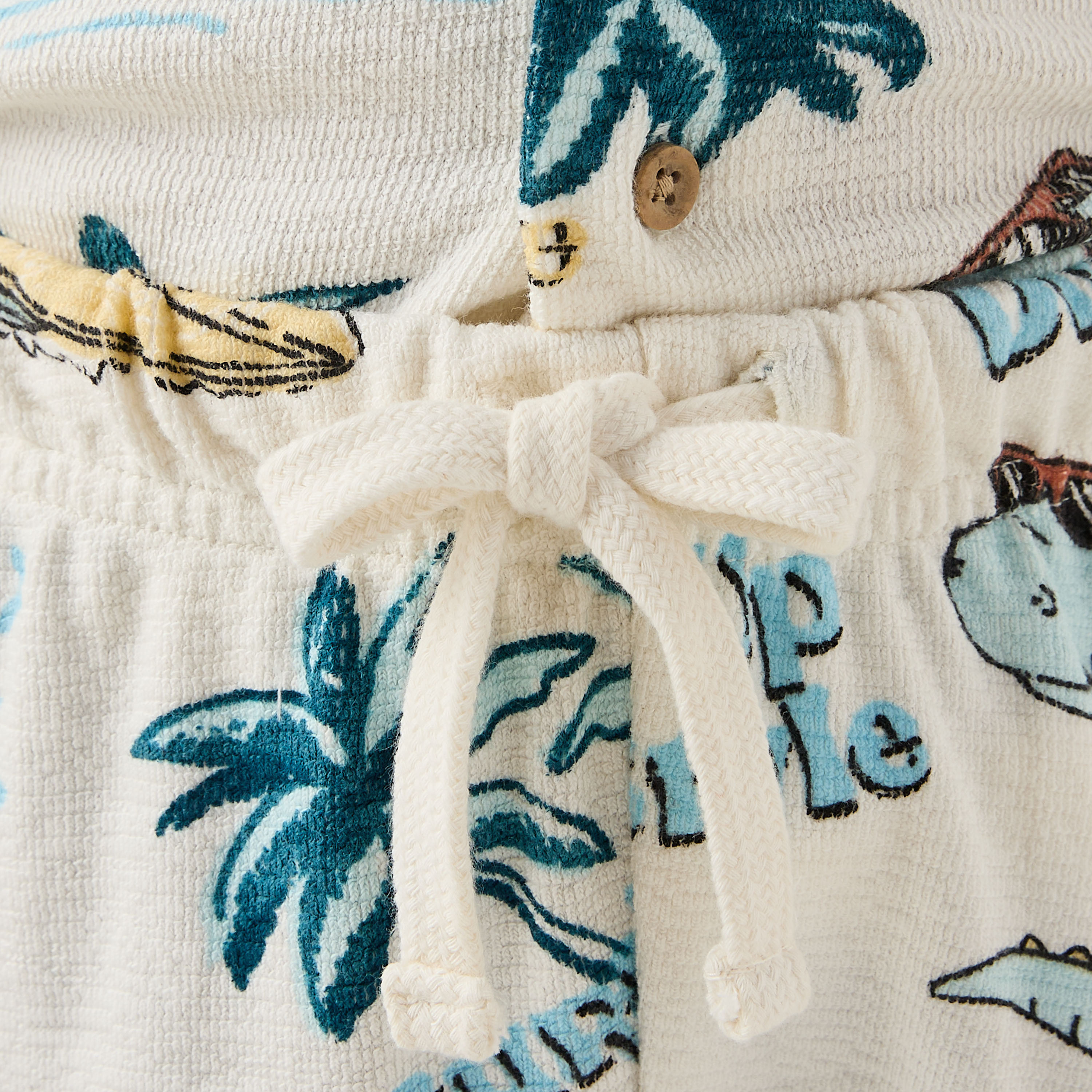 Juniors All-Over Dinosaur Print Shirt and Shorts Set-boys-clothing-nightwear-image-6