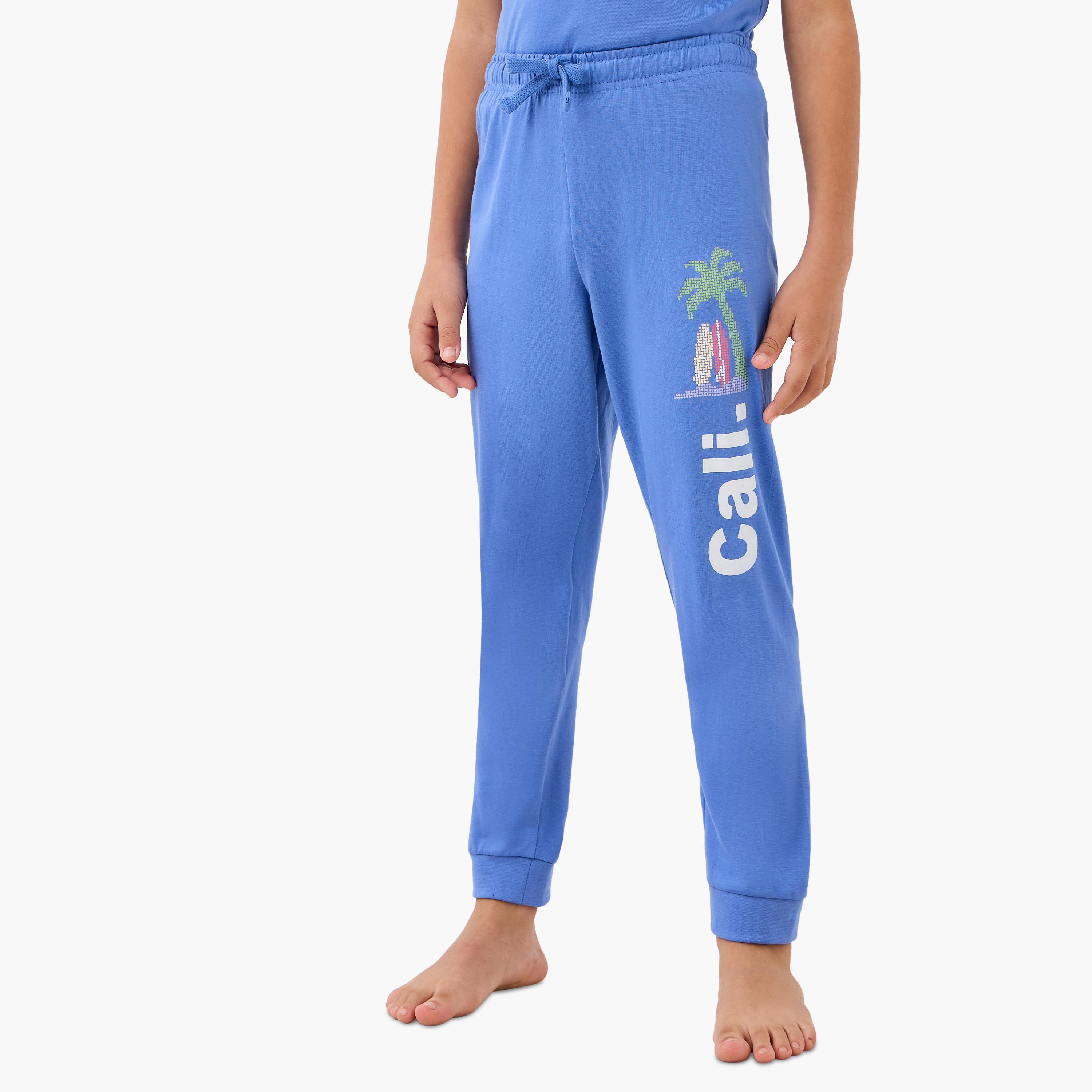 Juniors 4-Piece Printed T-shirts with Shorts and Pyjamas-boys-clothing-nightwear-image-6