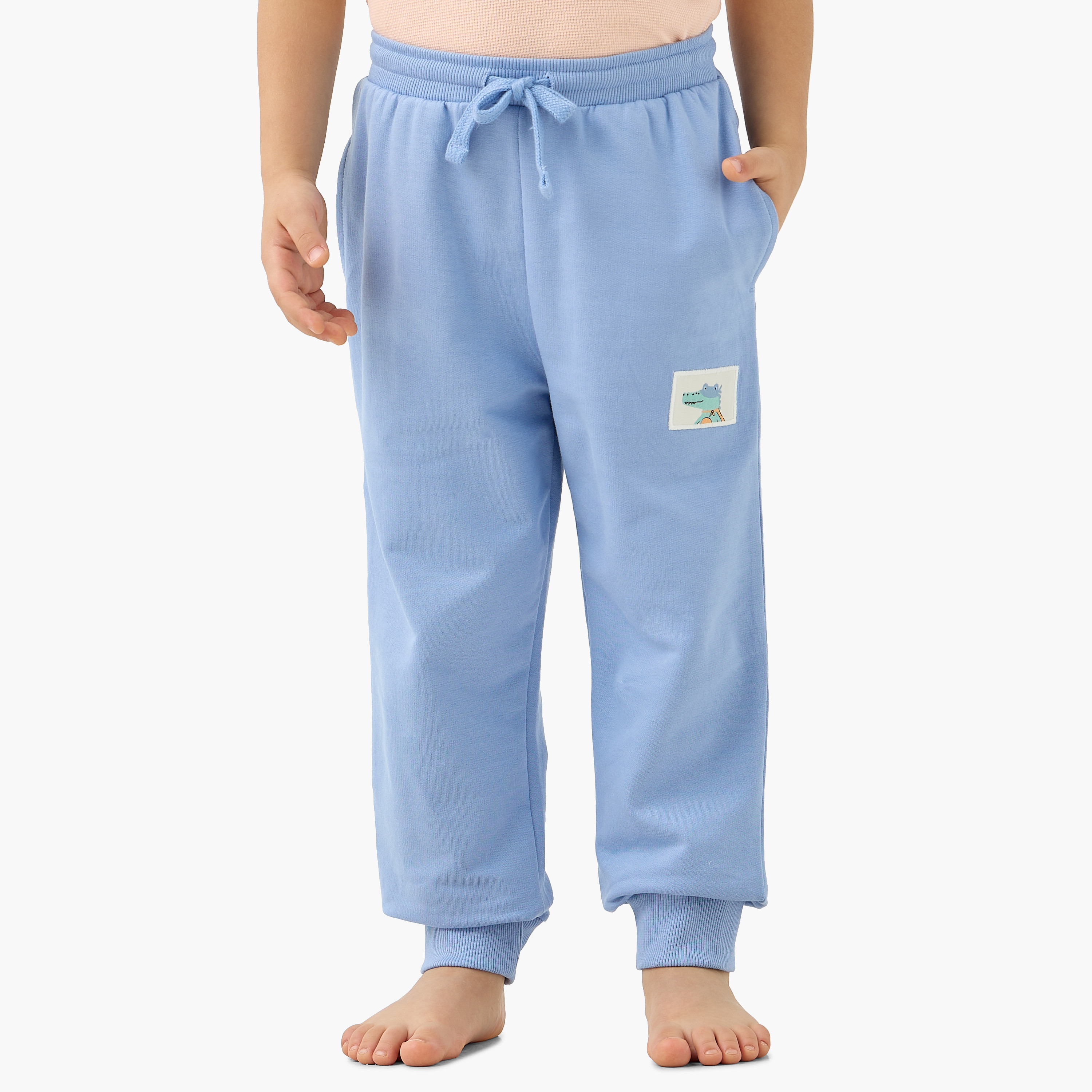 Juniors Dino Print T-shirt and Pyjama Set-boys-clothing-nightwear-image-3