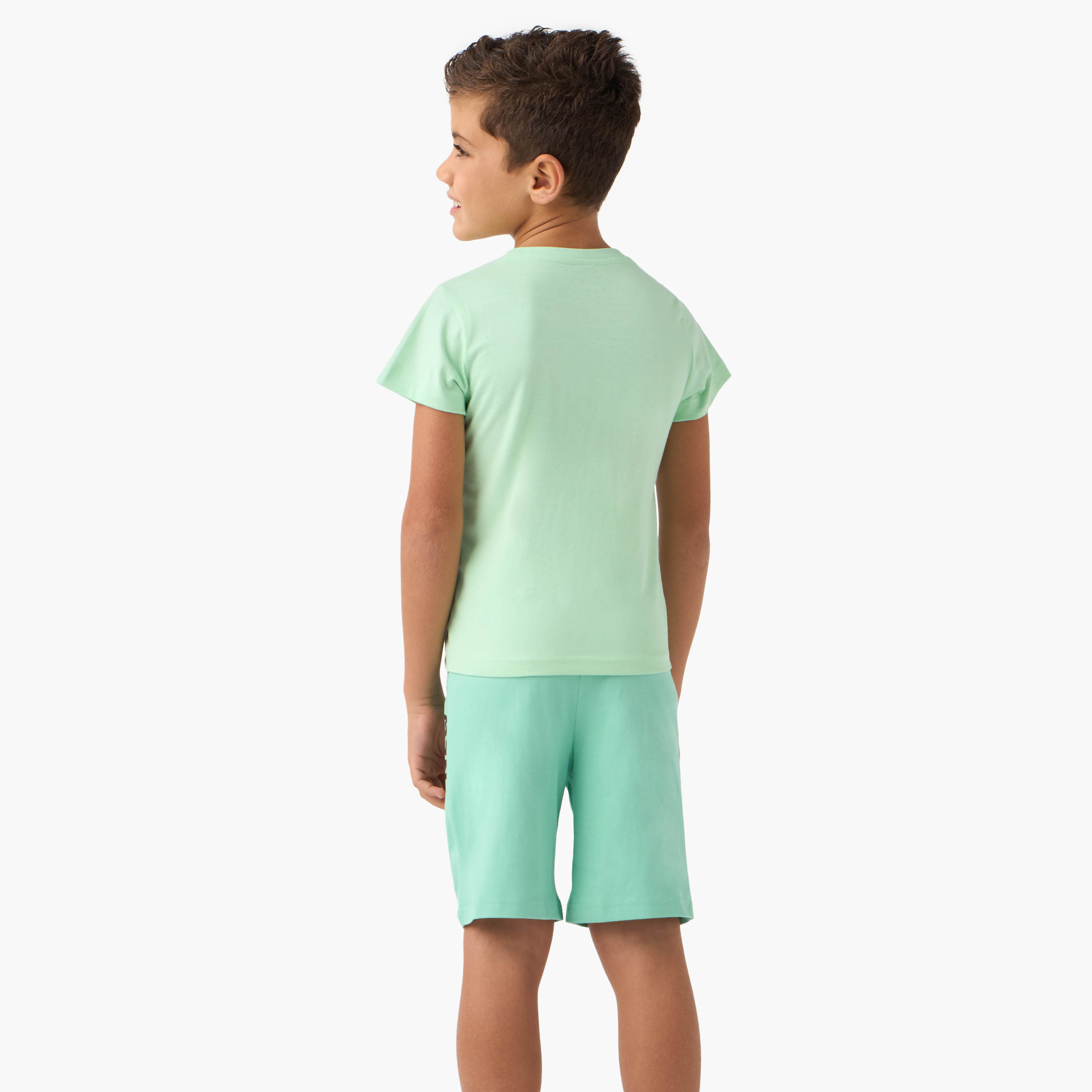 Set of 2 Juniors Printed T-shirt and Pyjamas-boys-clothing-nightwear-image-5