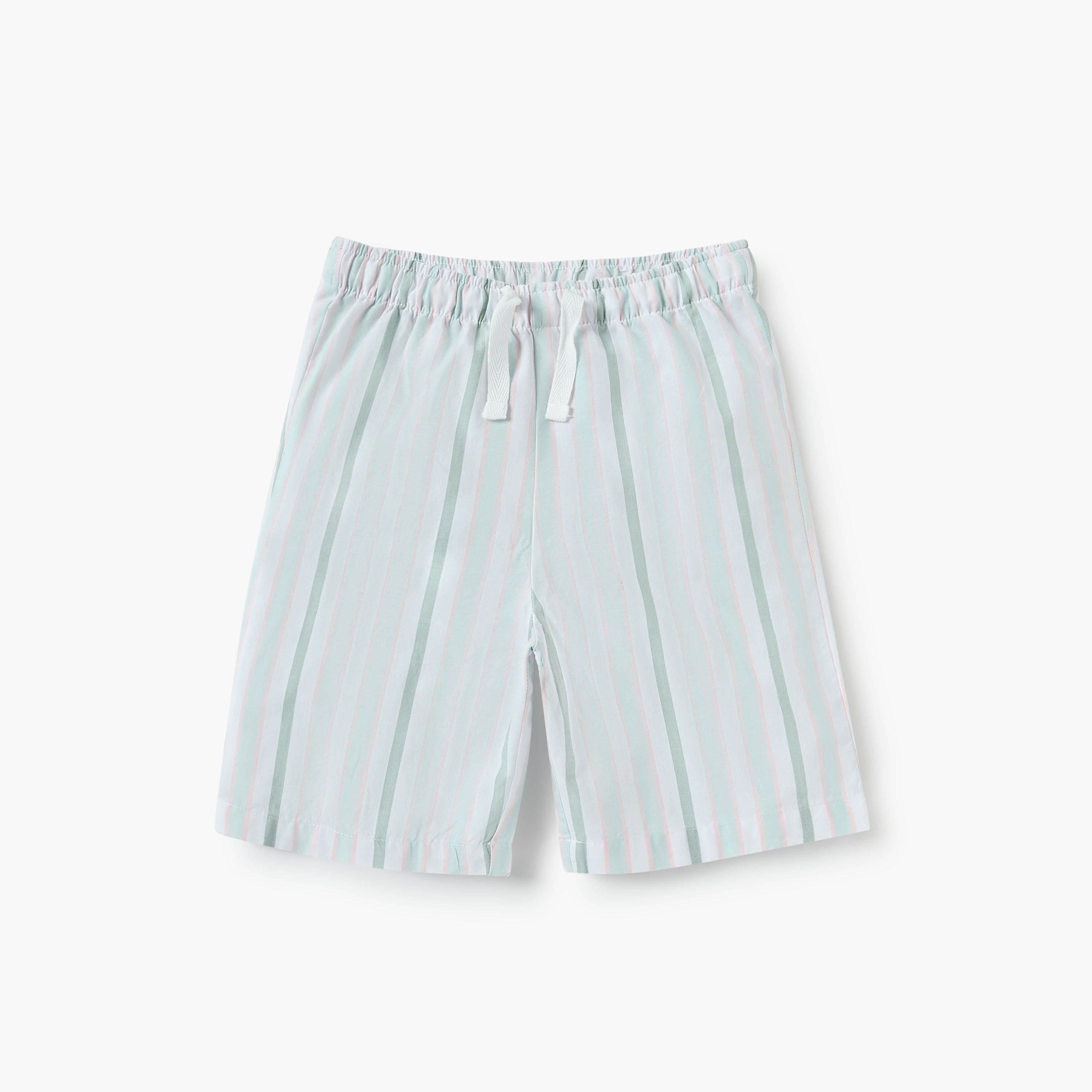 Juniors Striped Shirt and Shorts Set-boys-clothing-nightwear-image-3