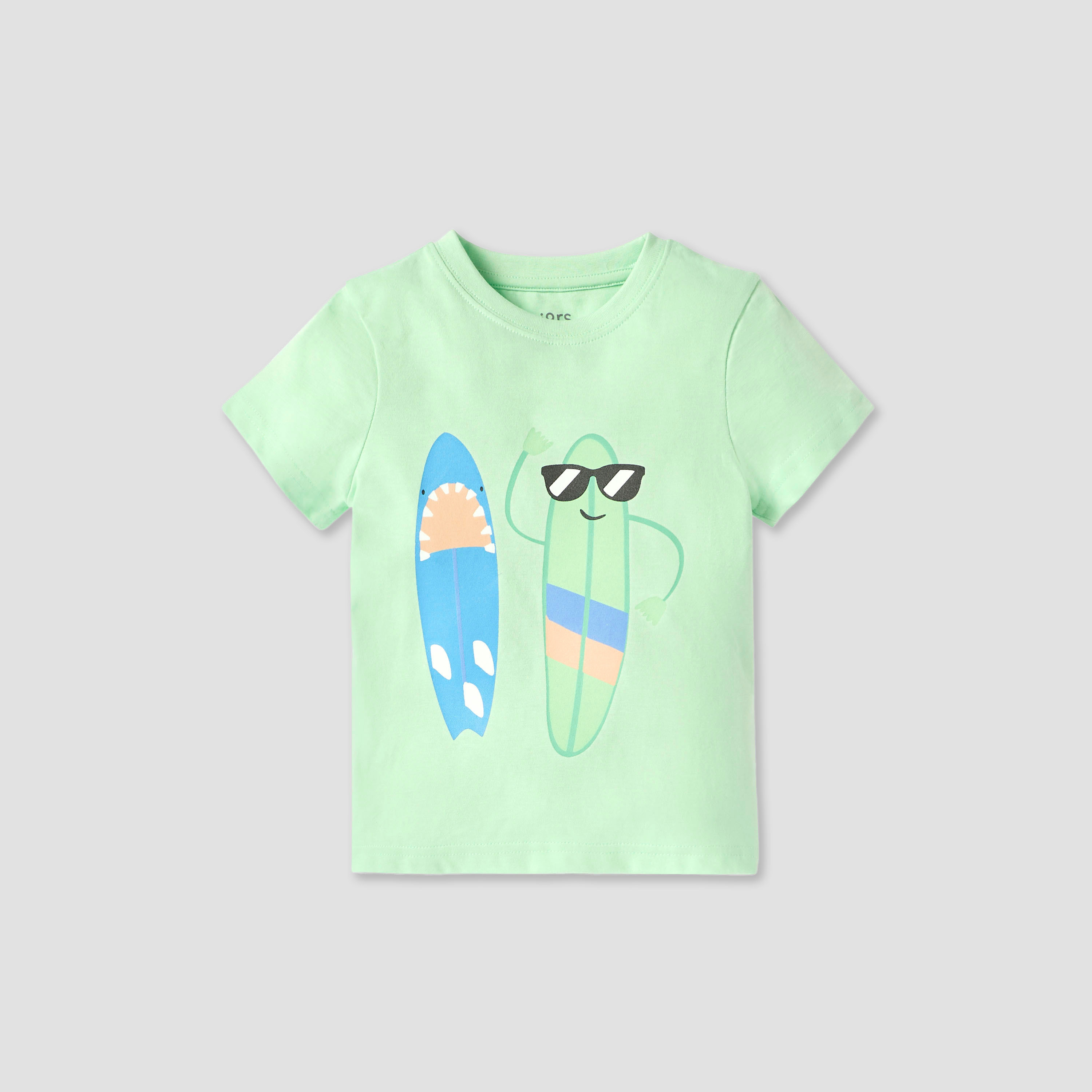 Juniors Printed T-shirt with Pyjamas - Set of 3-boys-clothing-nightwear-image-3