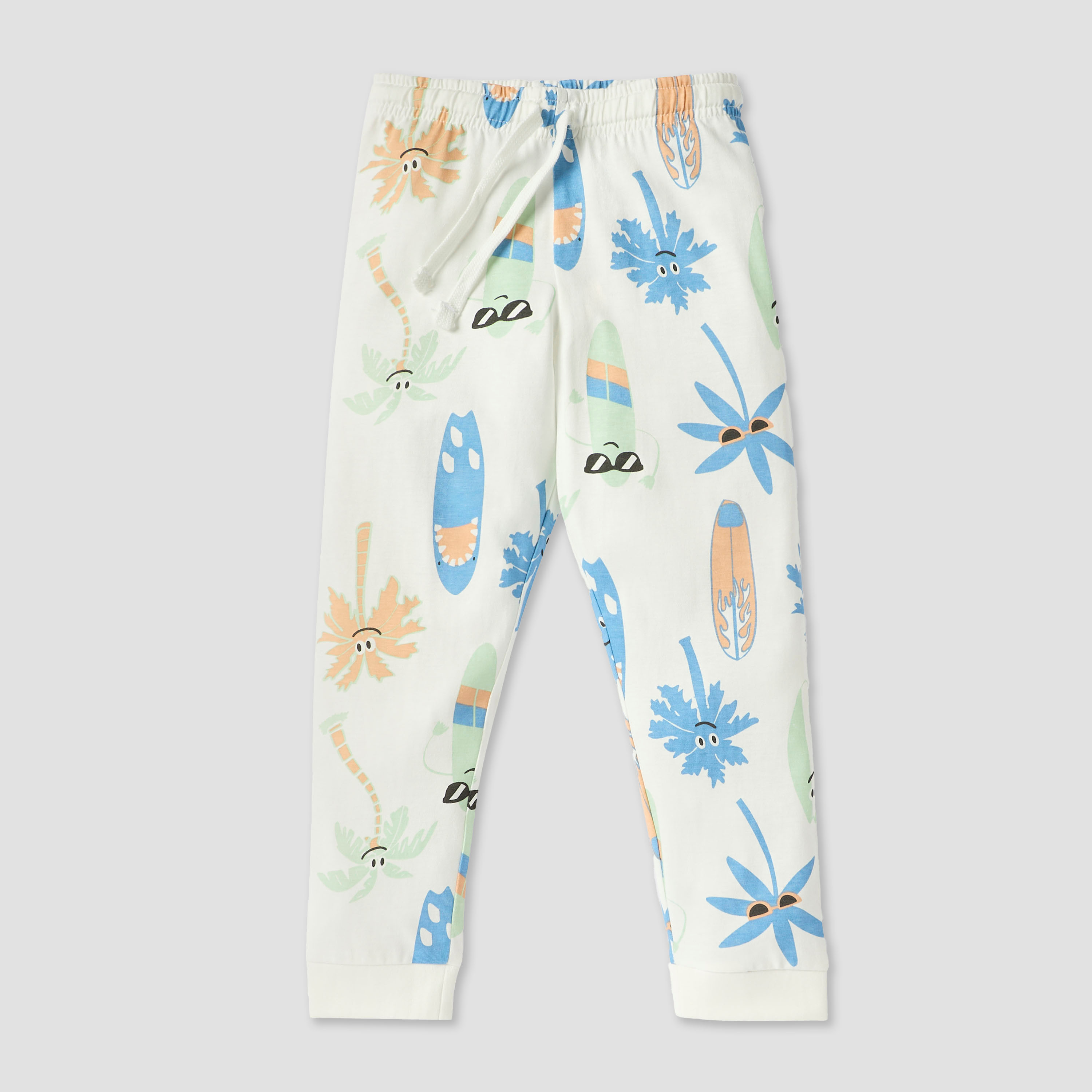 Juniors Printed T-shirt with Pyjamas - Set of 3-boys-clothing-nightwear-image-5