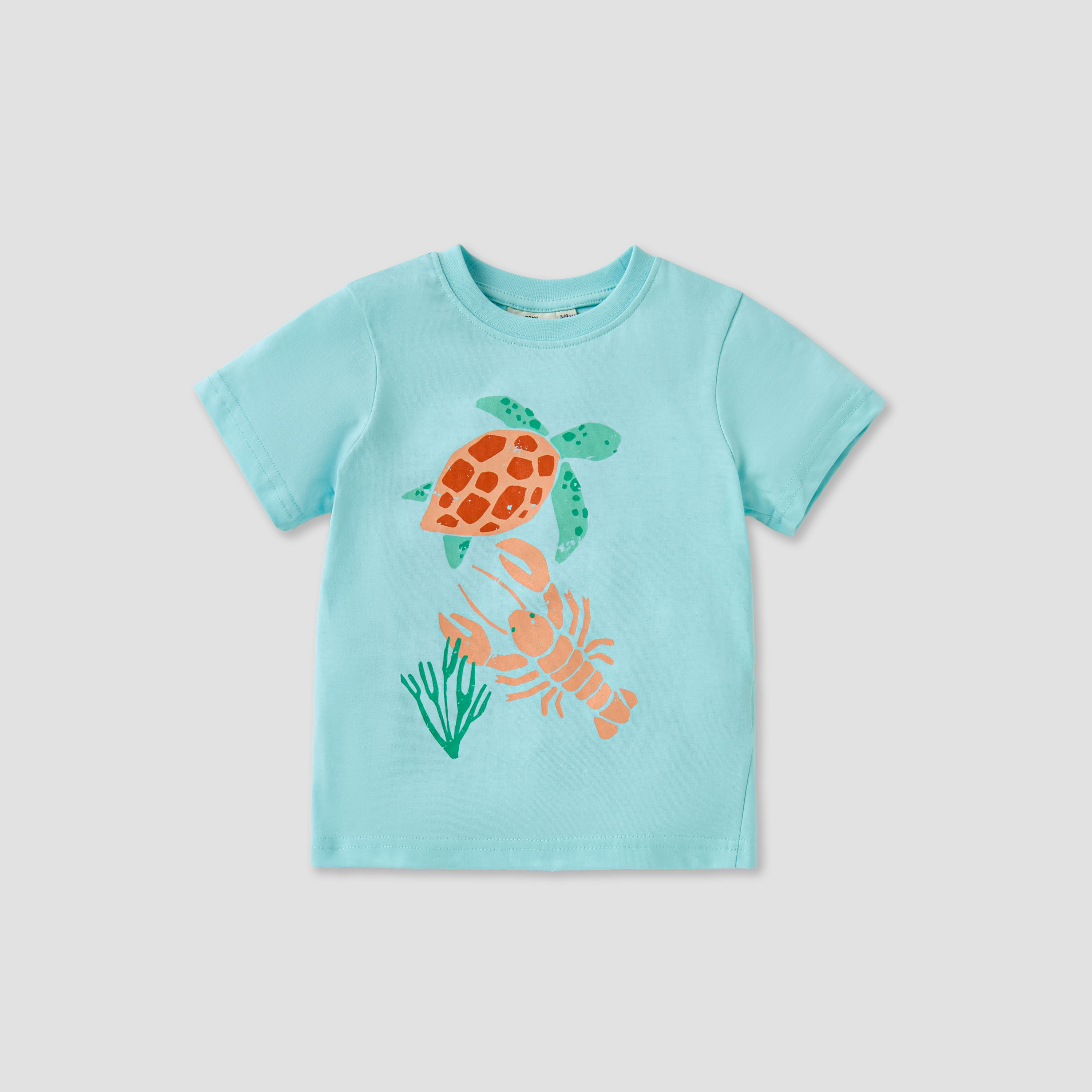 Juniors Fish Print T-shirt with Pyjama - Set of 3-boys-clothing-nightwear-image-6