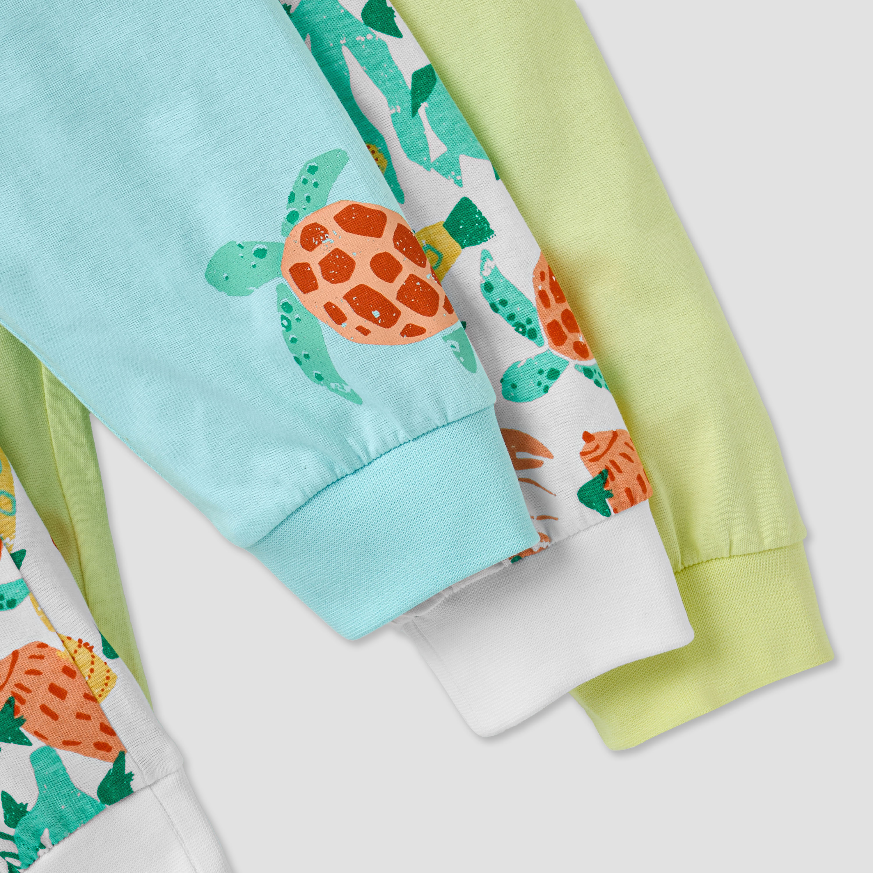 Juniors Fish Print T-shirt with Pyjama - Set of 3-boys-clothing-nightwear-image-9