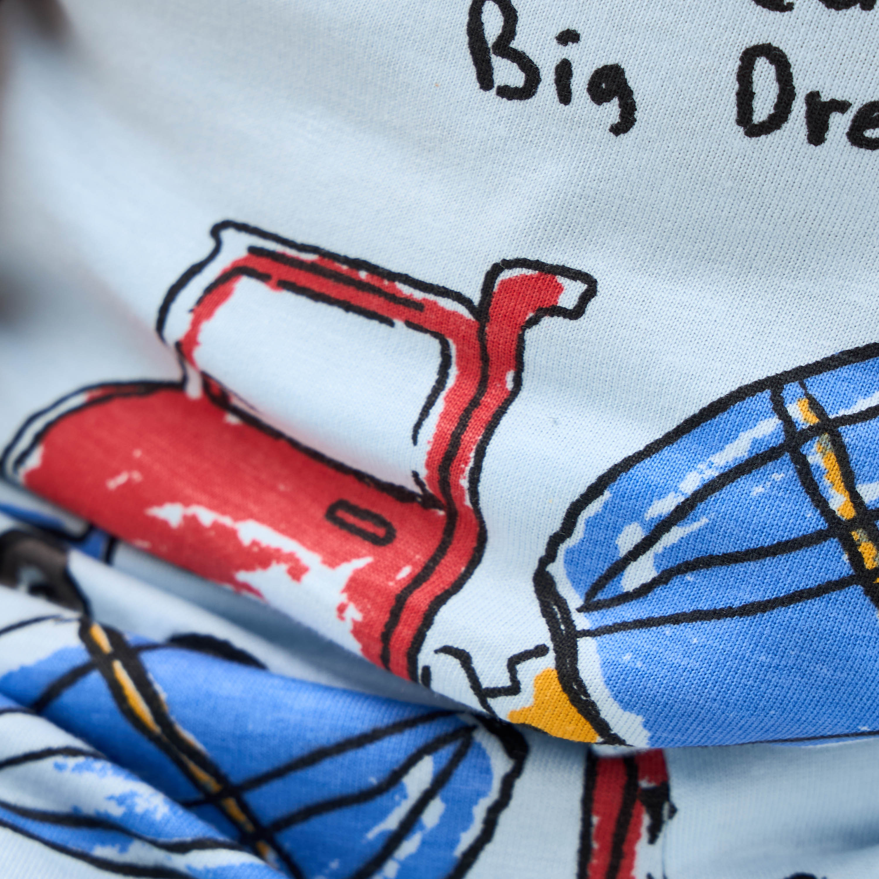 Juniors Construction Vehicle Print T-shirt and Pyjamas - Set of 3-boys-clothing-nightwear-image-9