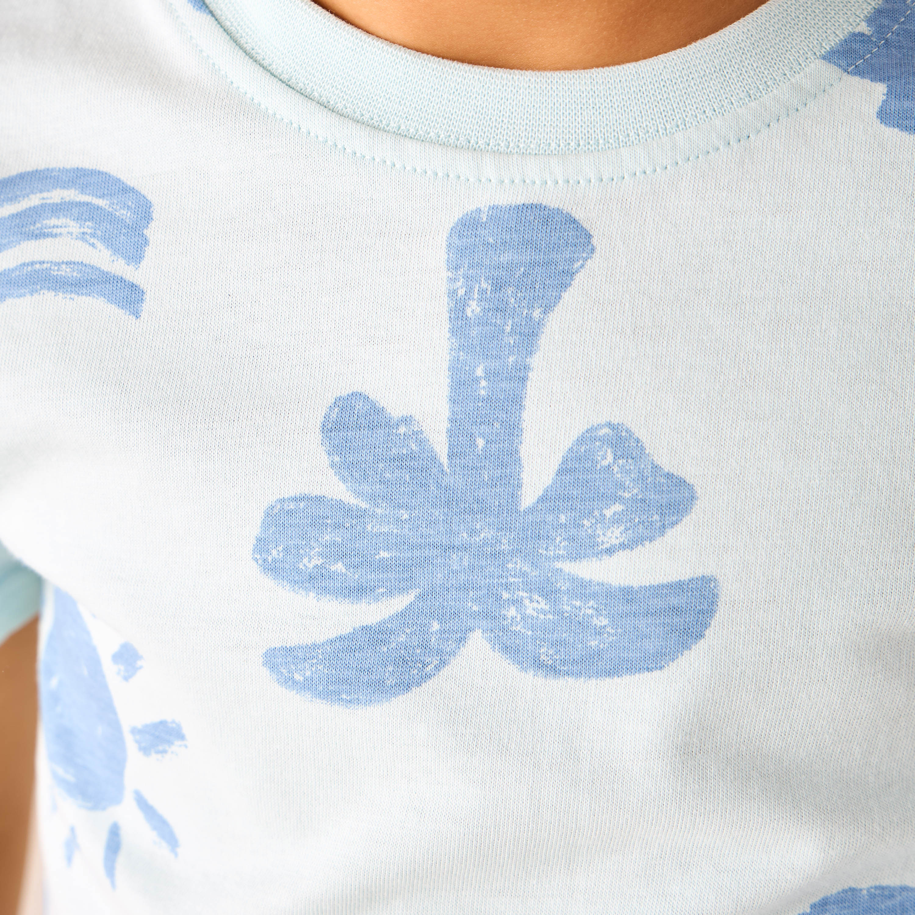 Juniors Printed T-shirt and Pyjama Set-boys-clothing-nightwear-image-6