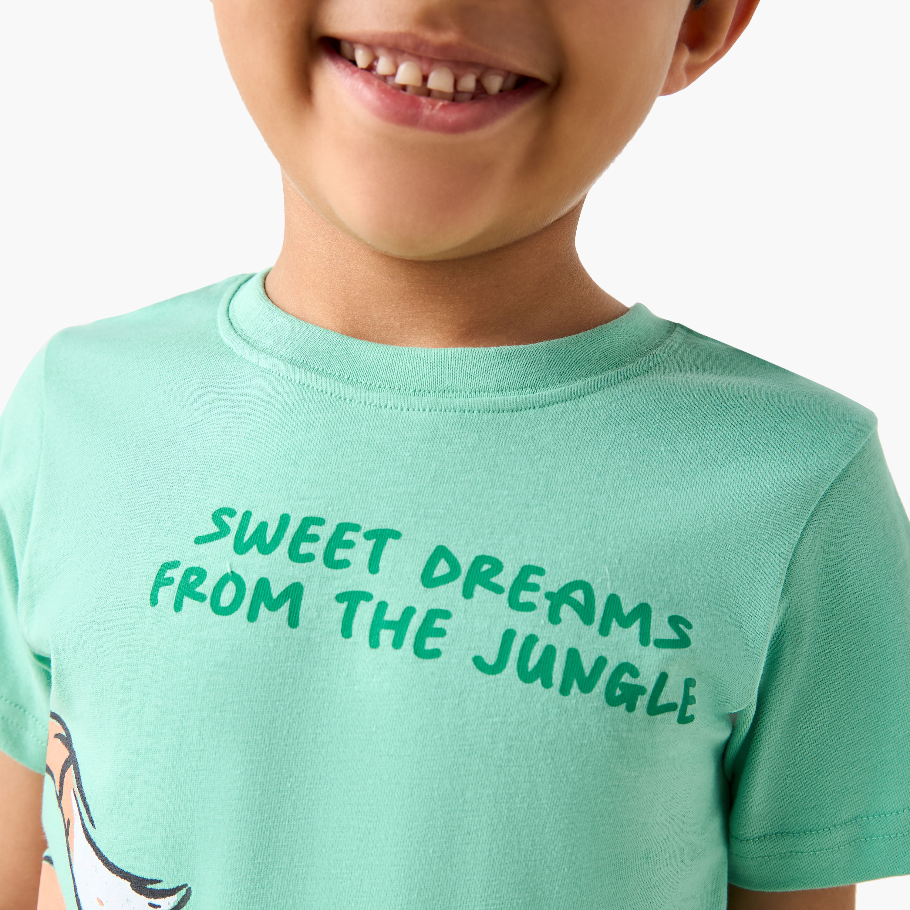 طقم تيشيرت وبنطلون بيجاما بطبعات من جونيورز-boys-clothing-nightwear-image-6