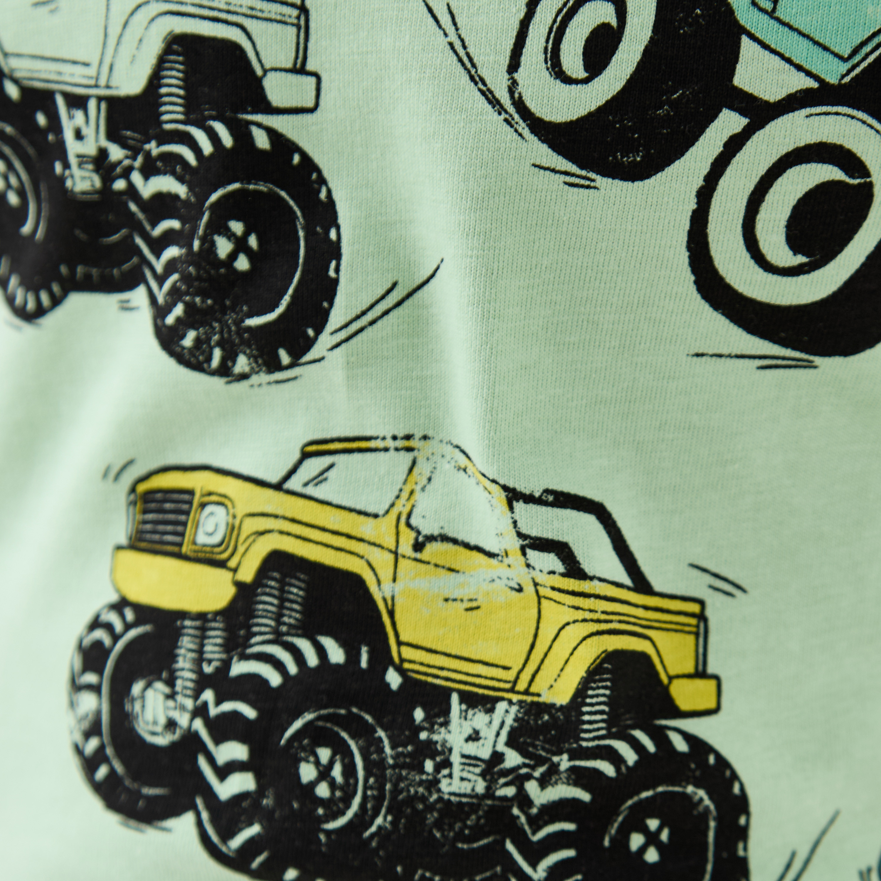 Juniors Vehicle Print T-shirt and Pyjama Set-baby-boys-clothing-nightwear-pyjamasets-image-6