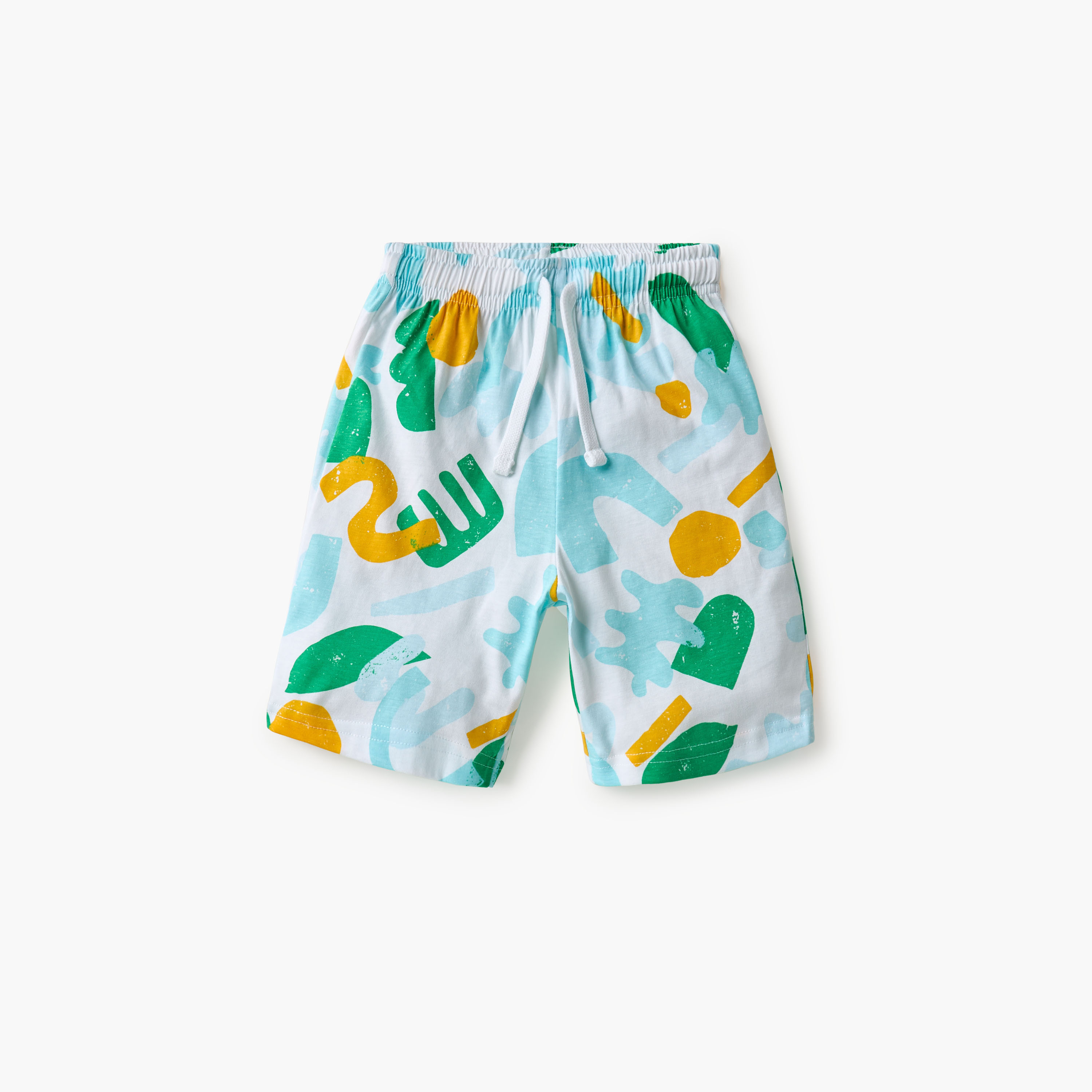 Juniors Printed T-shirt and Shorts Set-boys-clothing-nightwear-image-3