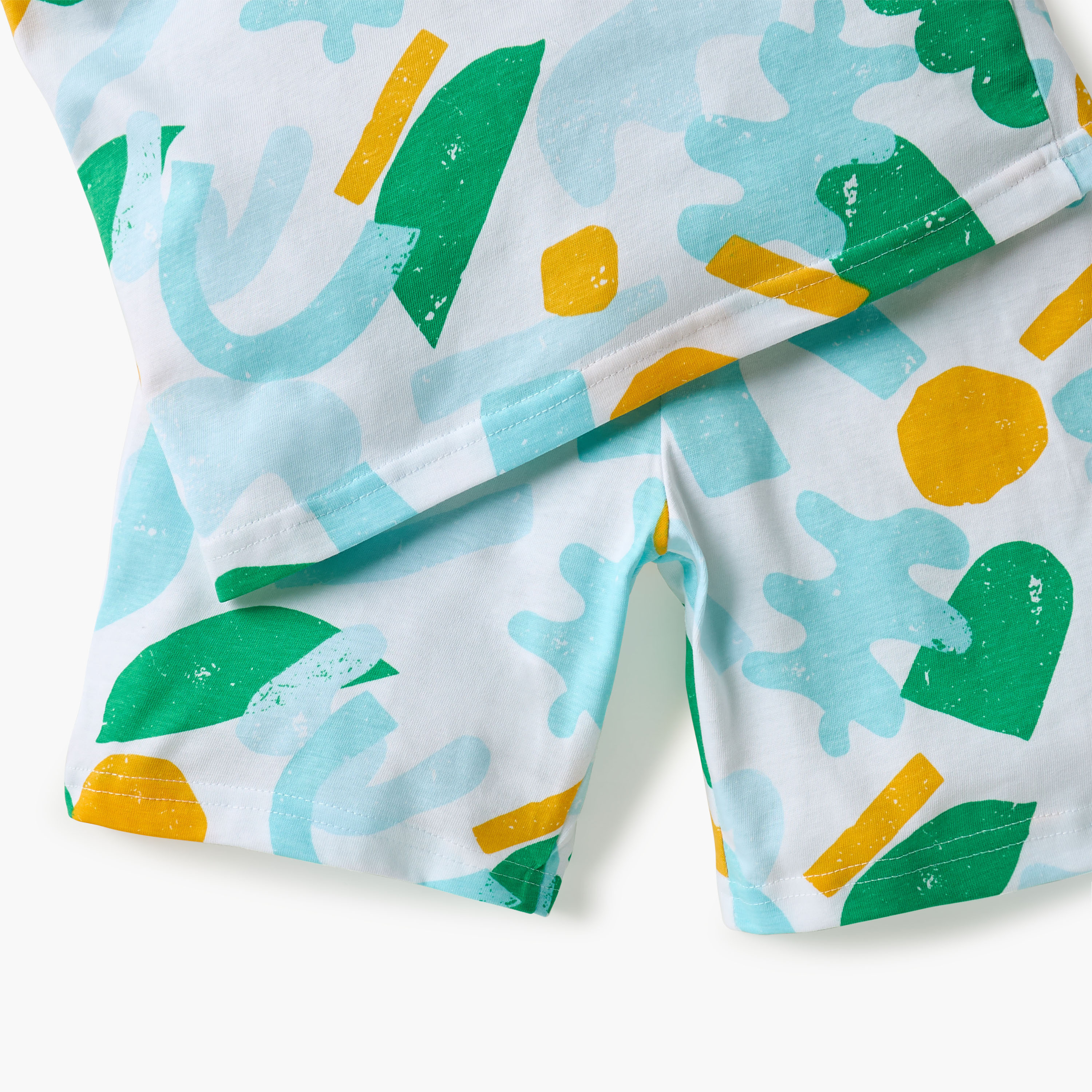 Juniors Printed T-shirt and Shorts Set-boys-clothing-nightwear-image-5