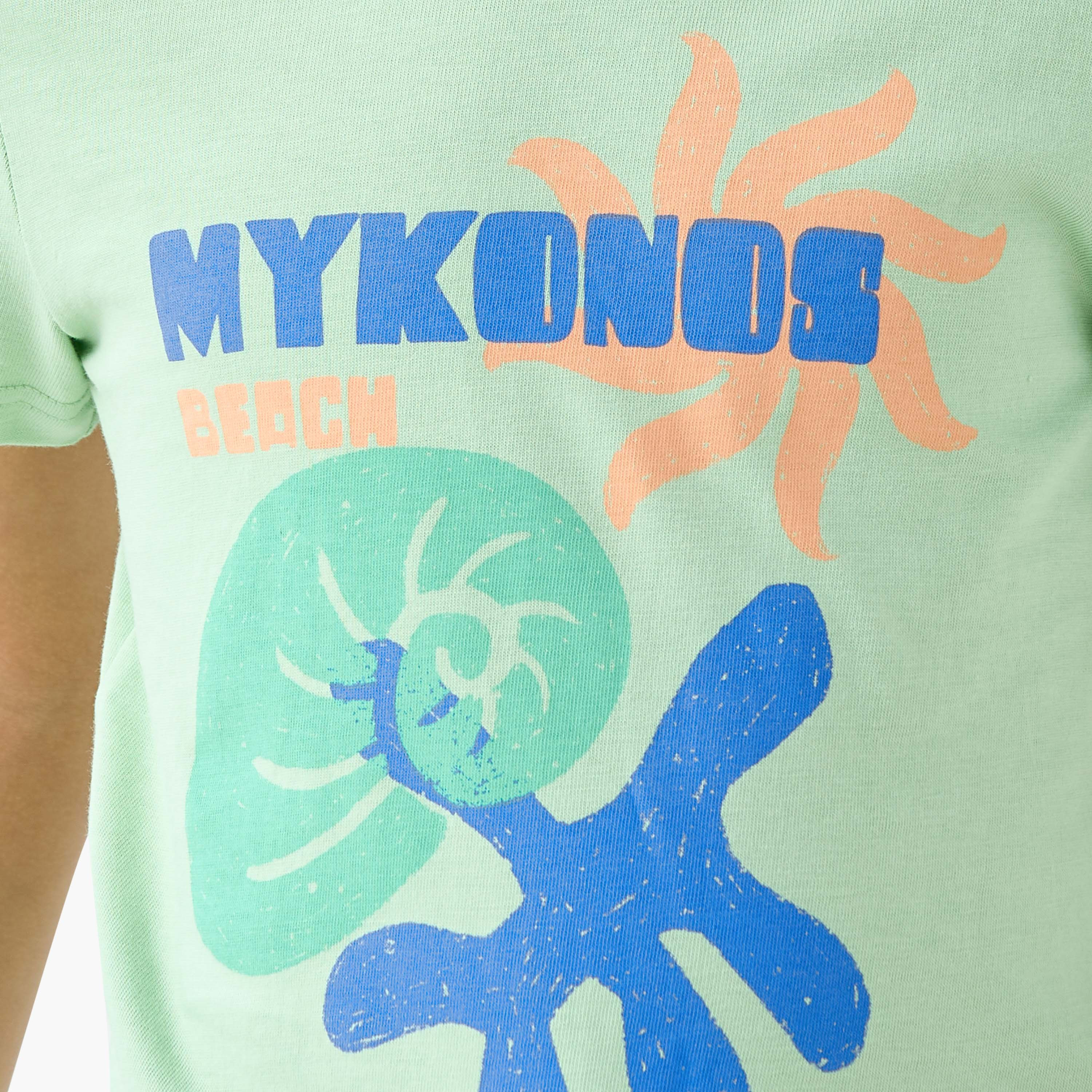 Juniors Printed T-shirt and Pyjama Set-boys-clothing-nightwear-image-6