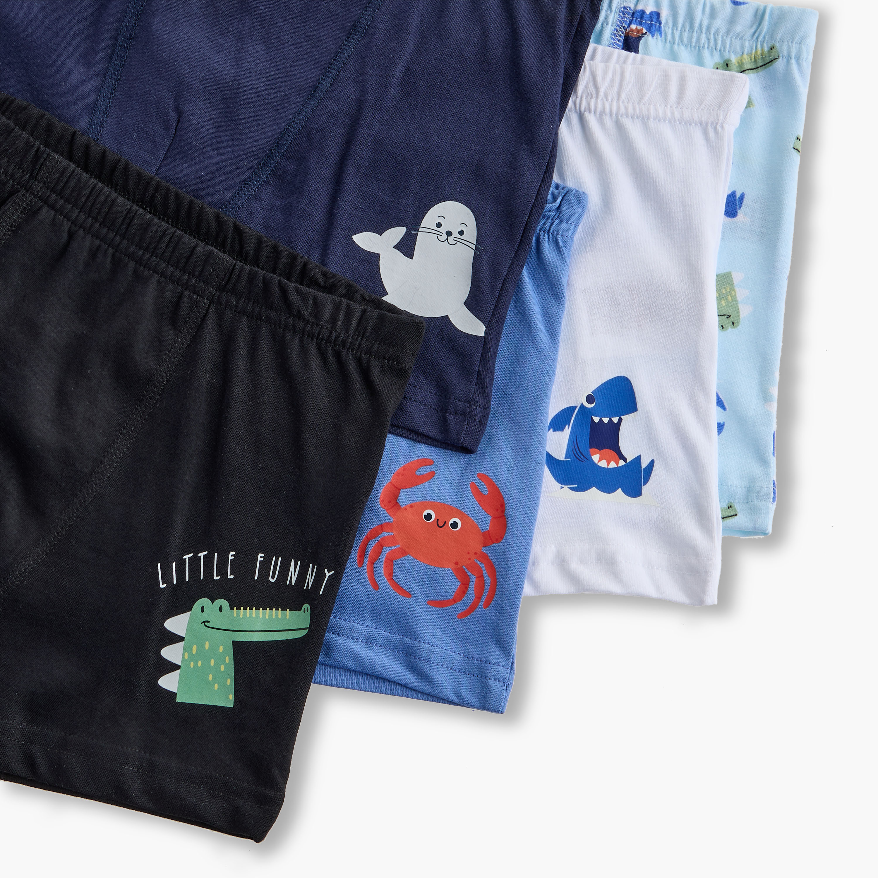 Juniors Animal Print Boxer - Set of 5-boys-clothing-innerwear-boxersandbriefs-image-7