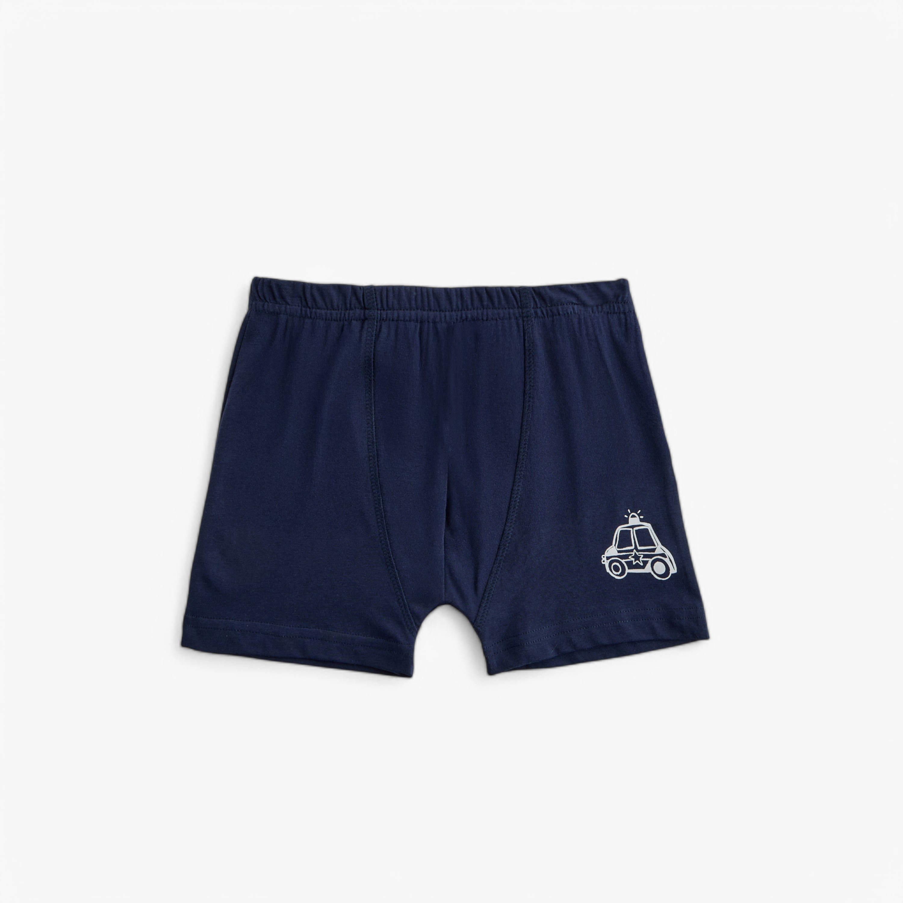 Juniors Vehicle Print Boxers with Elasticated Waistband - Set of 5-baby-boys-clothing-innerwear-image-6