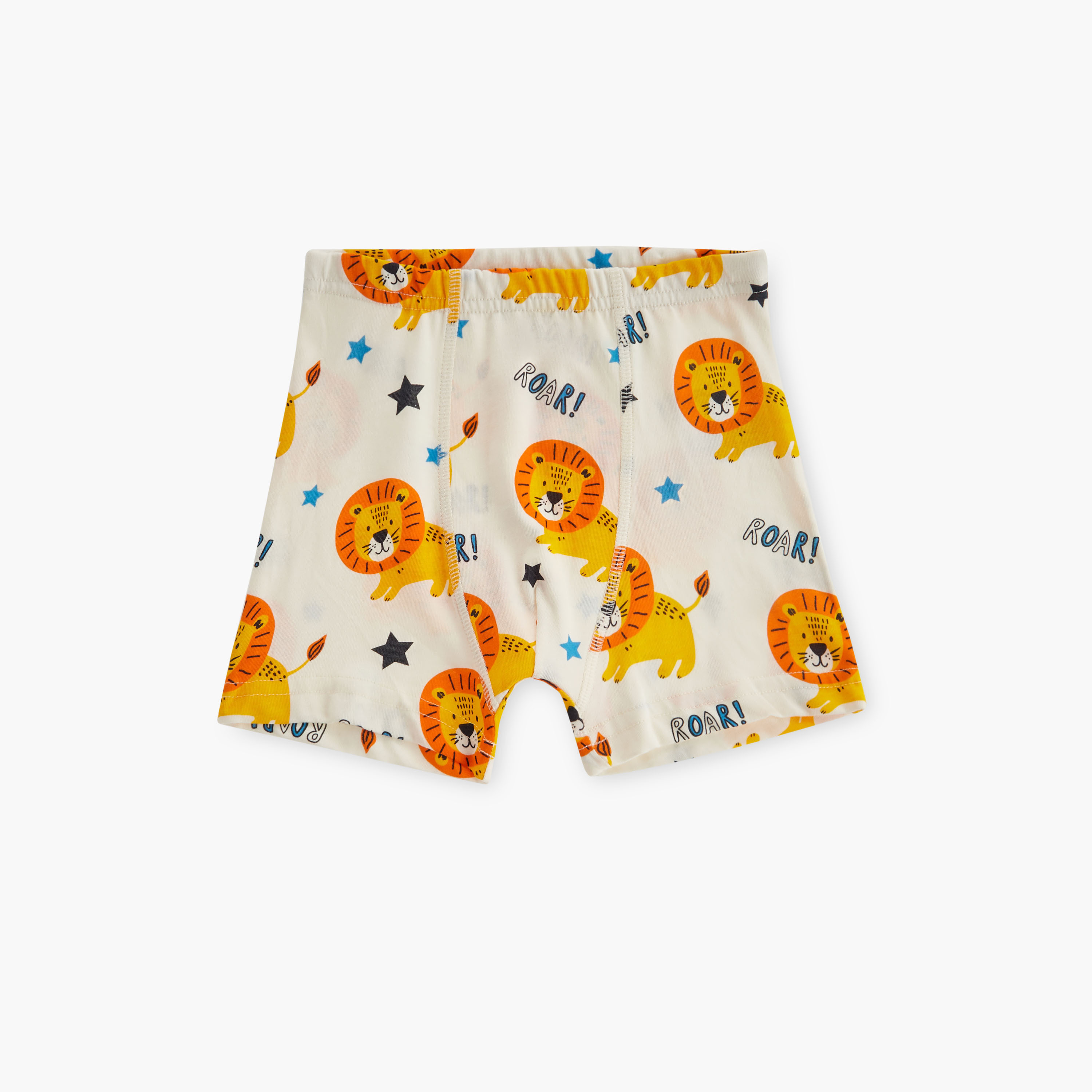 Juniors Wild Animal Print Boxers - Set of 5-baby-boys-clothing-innerwear-image-2