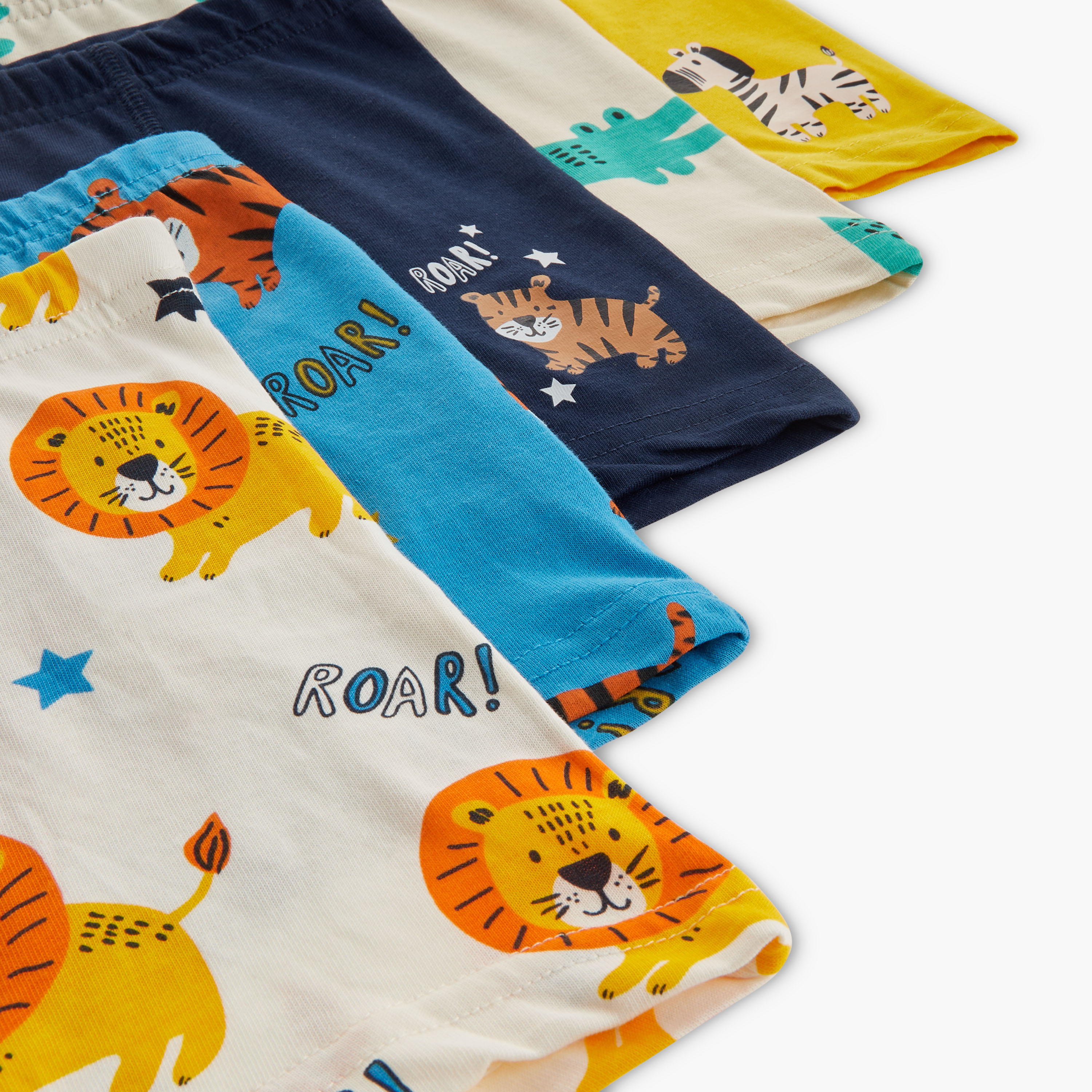 Juniors Wild Animal Print Boxers - Set of 5-baby-boys-clothing-innerwear-image-8