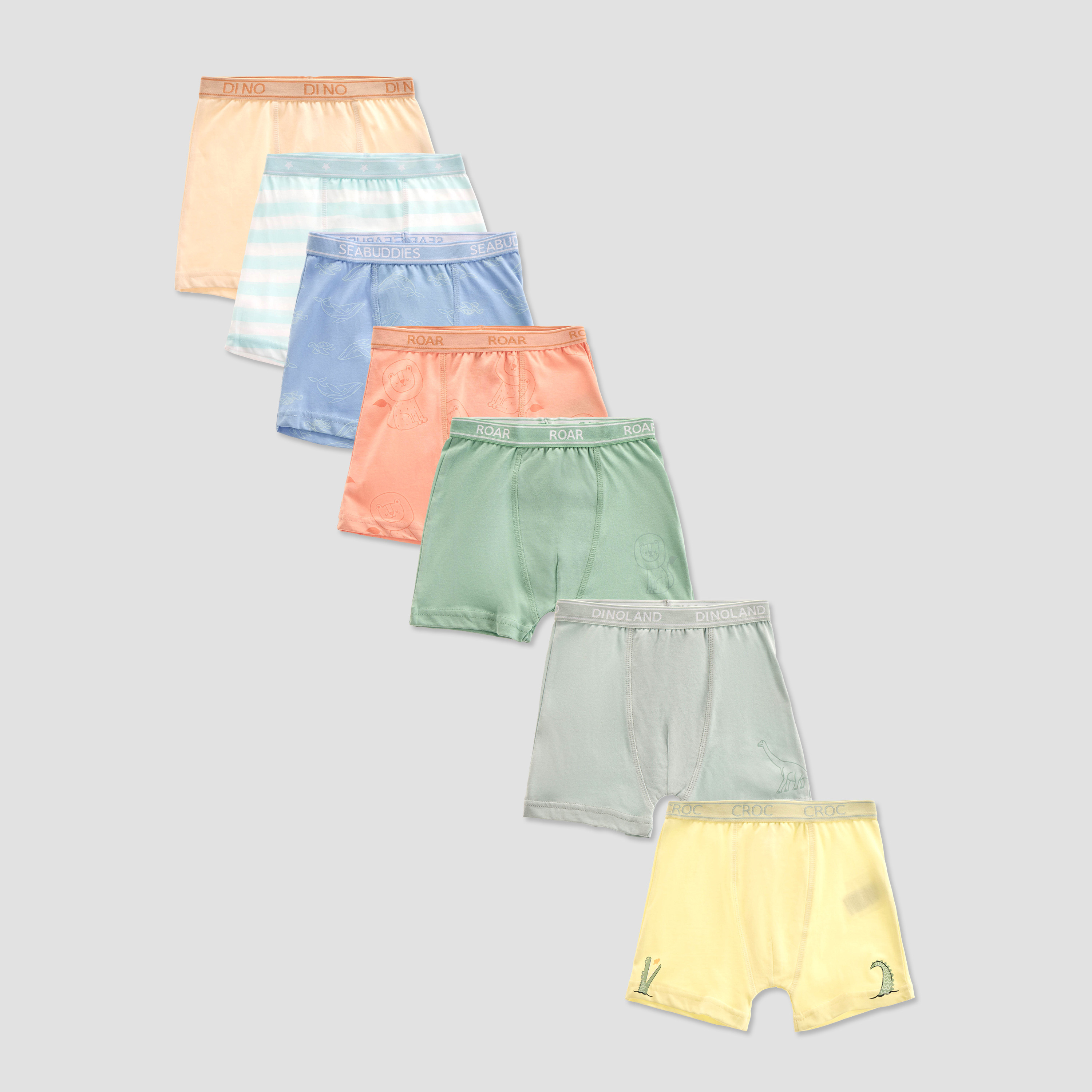 بوكسرات بطبعات من جونيورز - طقم من 7 قطع-baby-boys-clothing-innerwear-image-1