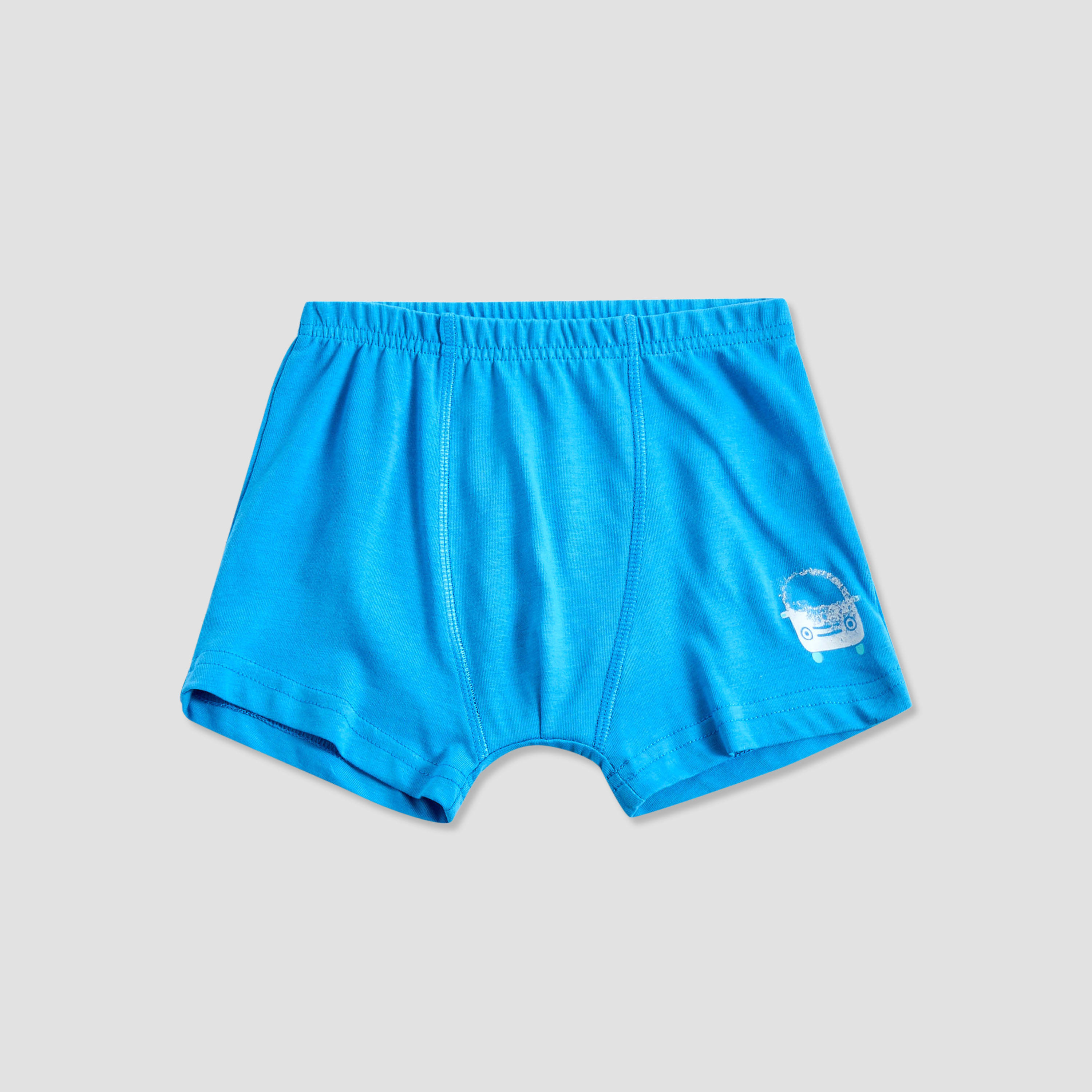 سراويل بوكسر بطبعات مركبات مع حزام خصر مطاطي من جونيورز - طقم 7 قطع-baby-boys-clothing-innerwear-image-2