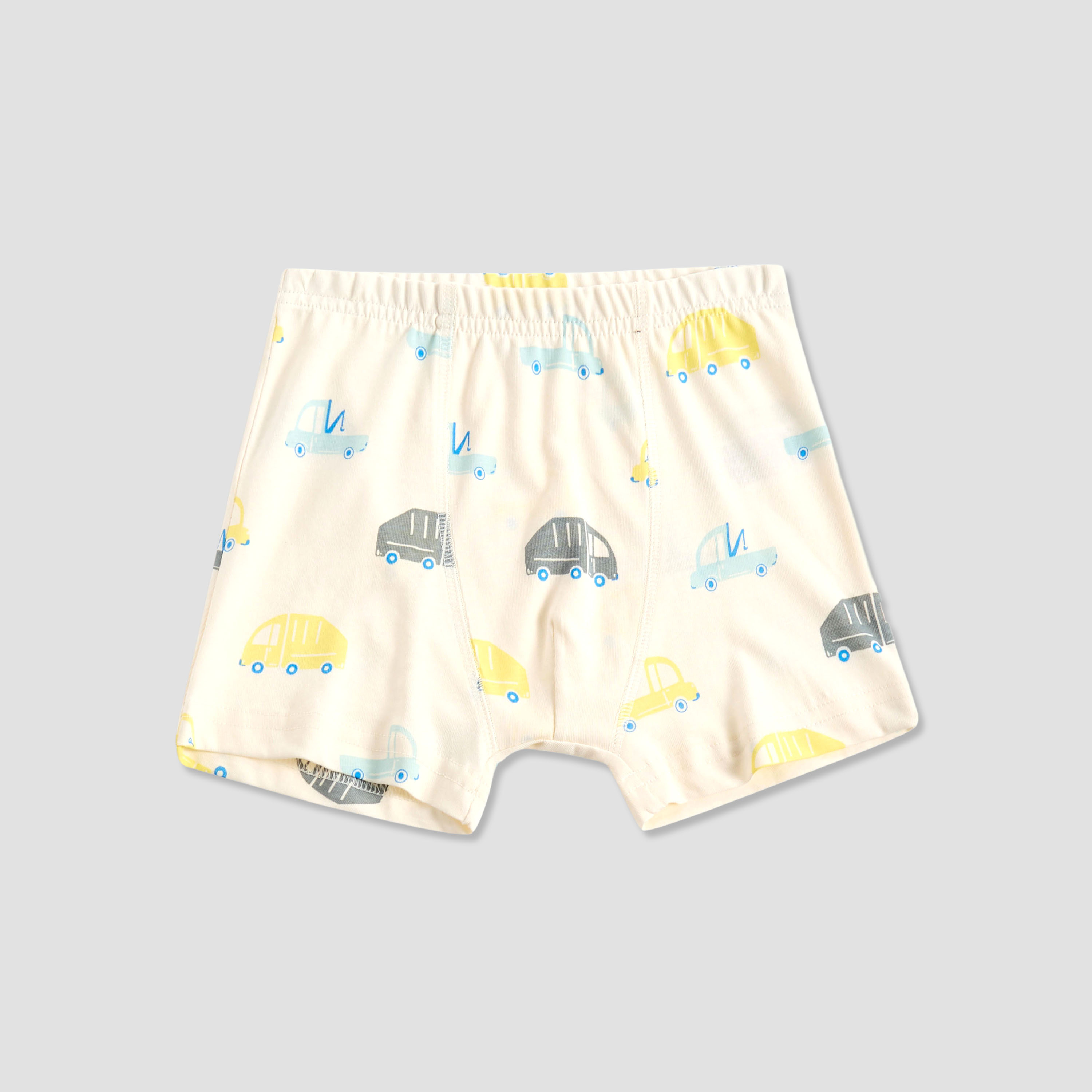 سراويل بوكسر بطبعات مركبات مع حزام خصر مطاطي من جونيورز - طقم 7 قطع-baby-boys-clothing-innerwear-image-4