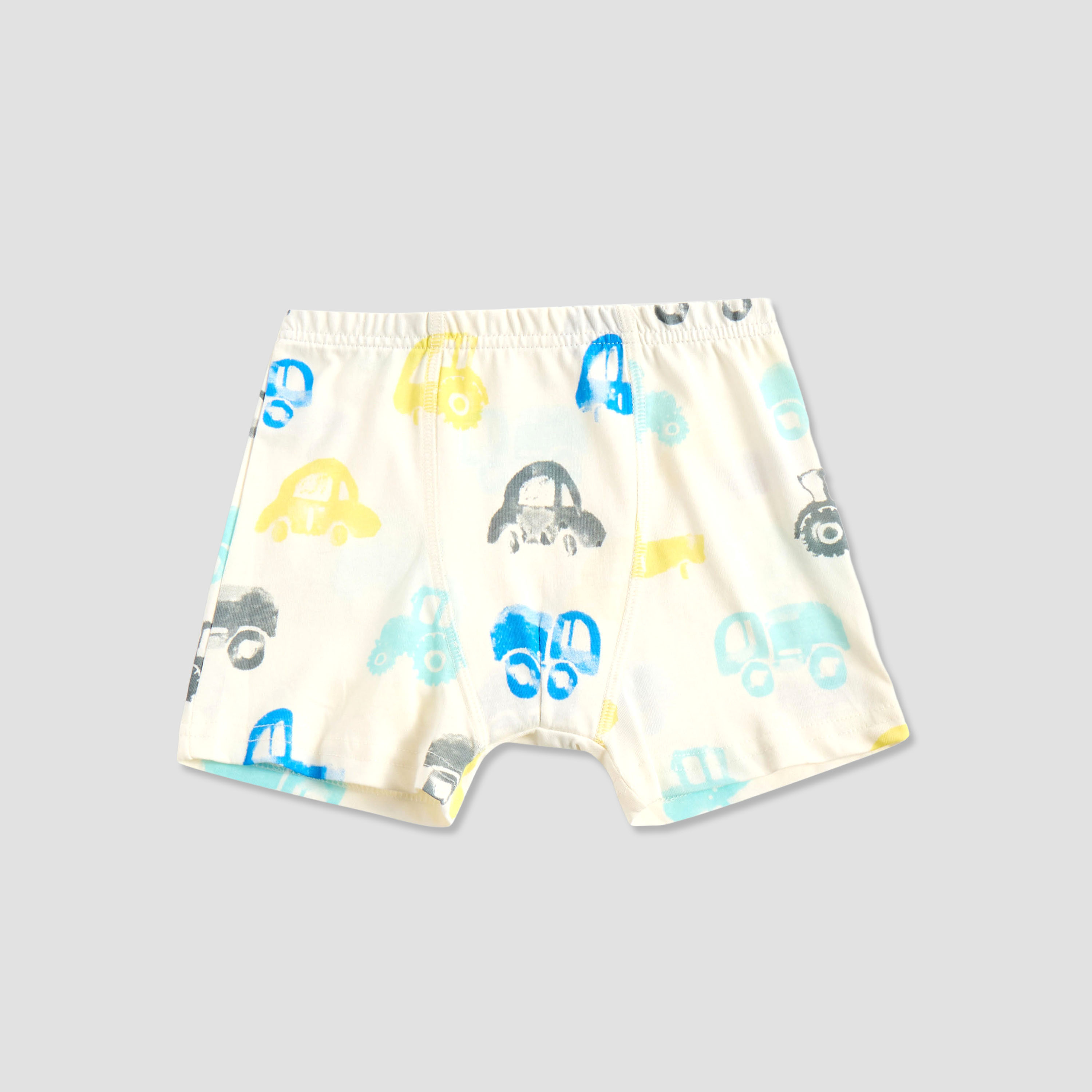 سراويل بوكسر بطبعات مركبات مع حزام خصر مطاطي من جونيورز - طقم 7 قطع-baby-boys-clothing-innerwear-image-5