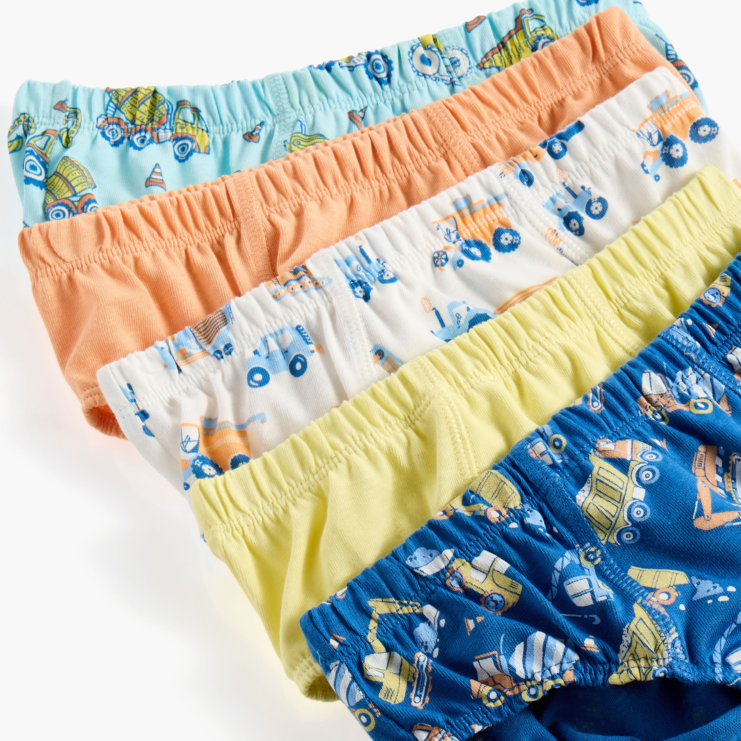 Juniors Assorted Briefs with Elasticated Waistband - Set of 5-boys-clothing-innerwear-boxersandbriefs-image-7