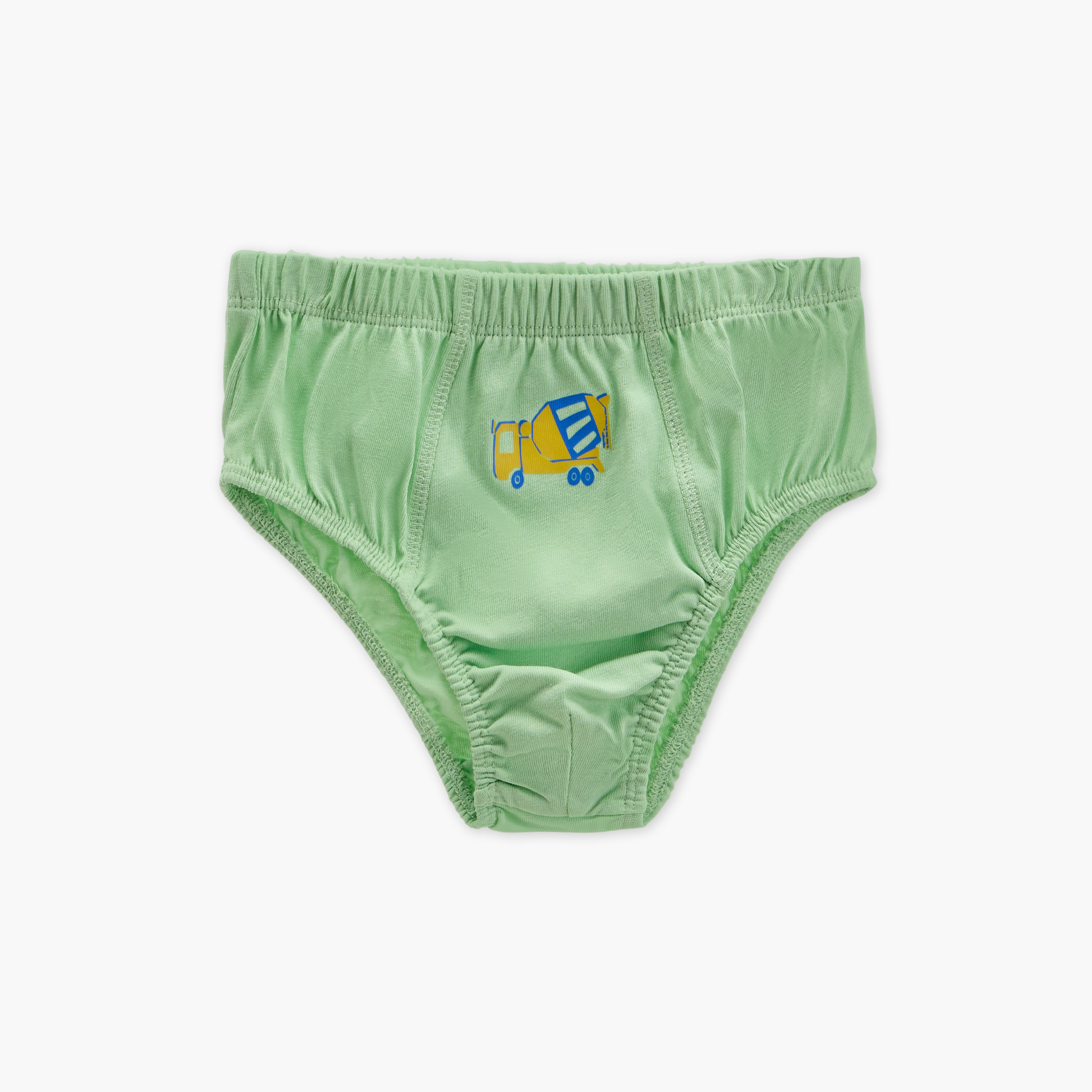 Juniors Construction Vehicle Print Briefs with Elasticated Waistband - Set of 7-boys-clothing-innerwear-boxersandbriefs-image-3