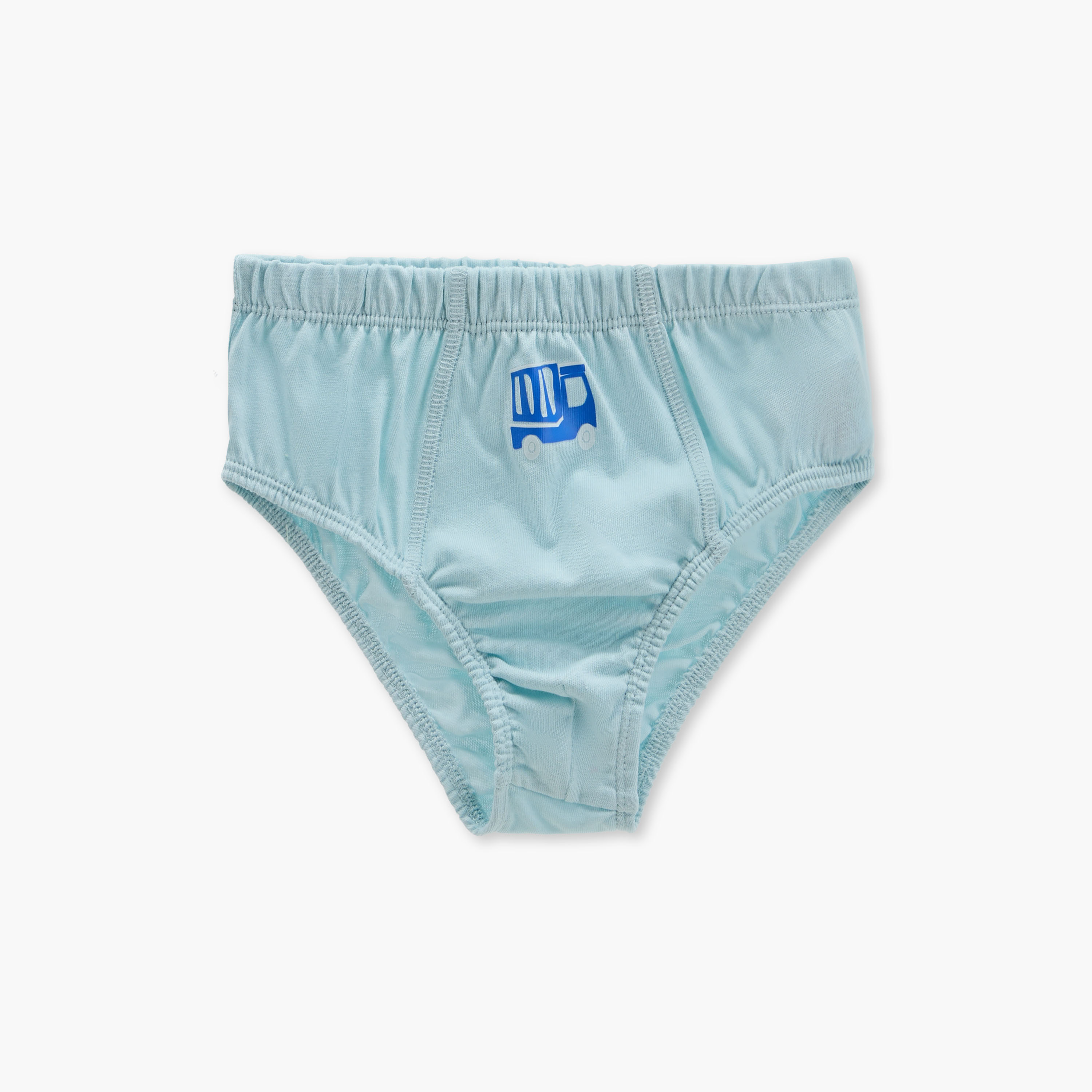 Juniors Construction Vehicle Print Briefs with Elasticated Waistband - Set of 7-boys-clothing-innerwear-boxersandbriefs-image-5