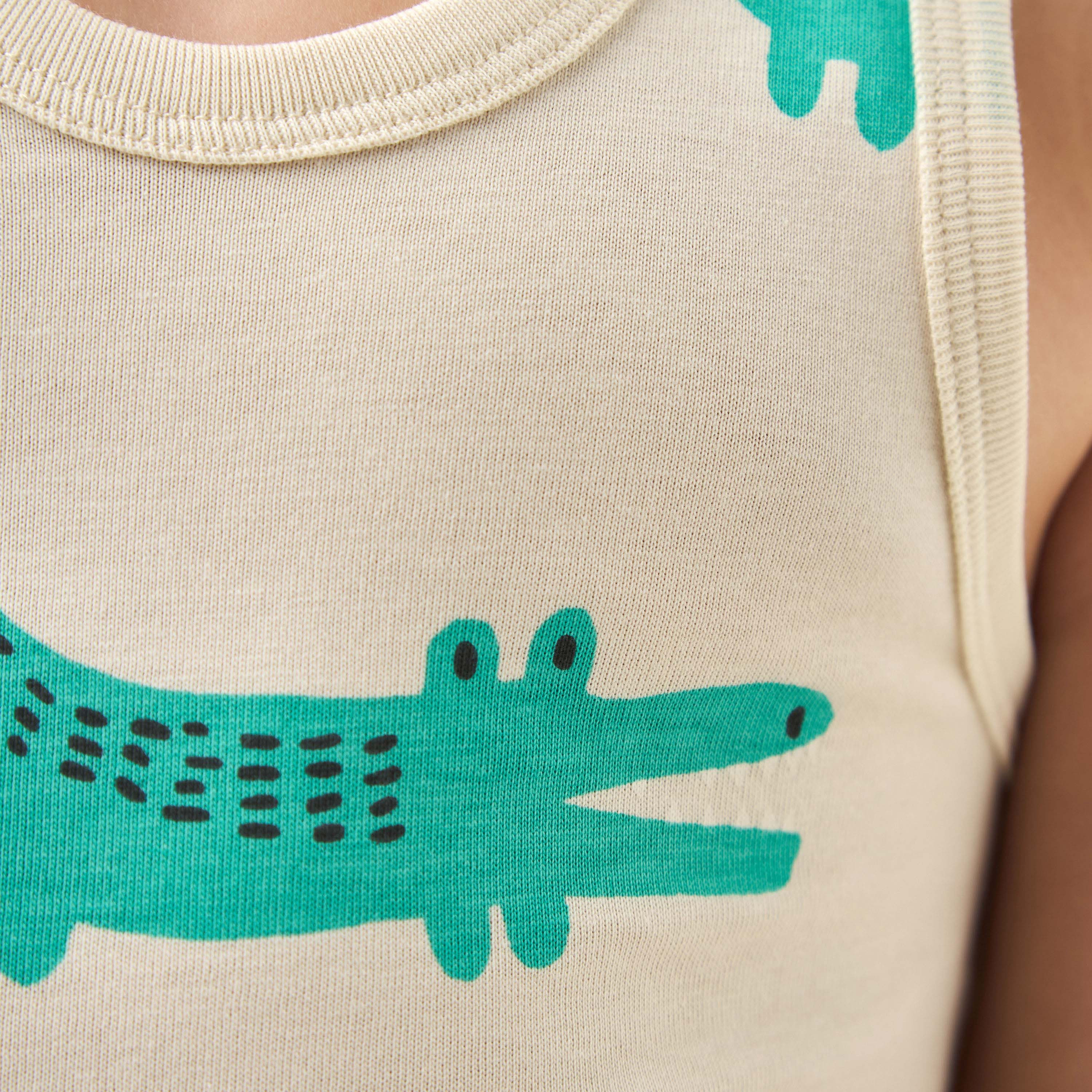 Juniors Printed Vest with Round Neck - Set of 7-boys-clothing-innerwear-vests-image-6