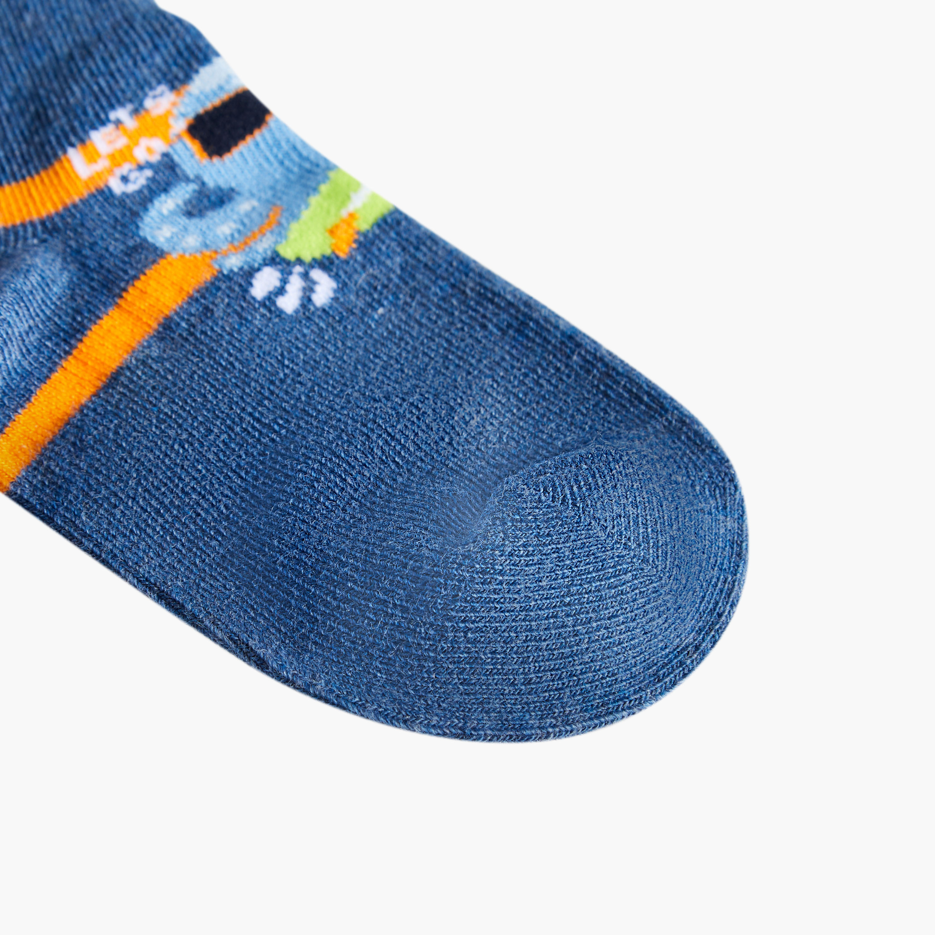 طقم جوارب طويلة 3 أزواج بطبعات من جونيورز-boys-accessories-socks-image-3