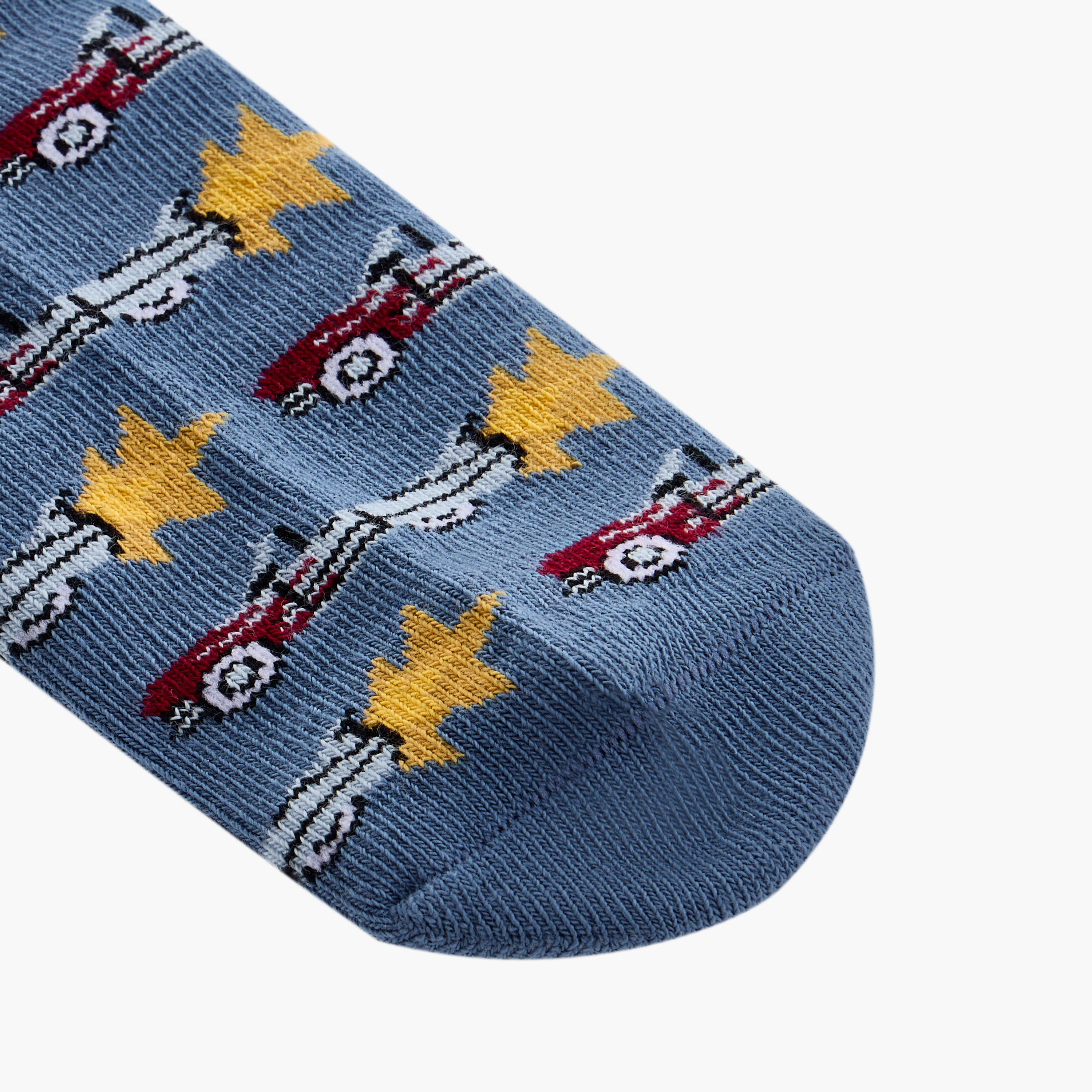 Juniors Printed Ankle Length Socks - Set of 3-boys-accessories-socks-image-3