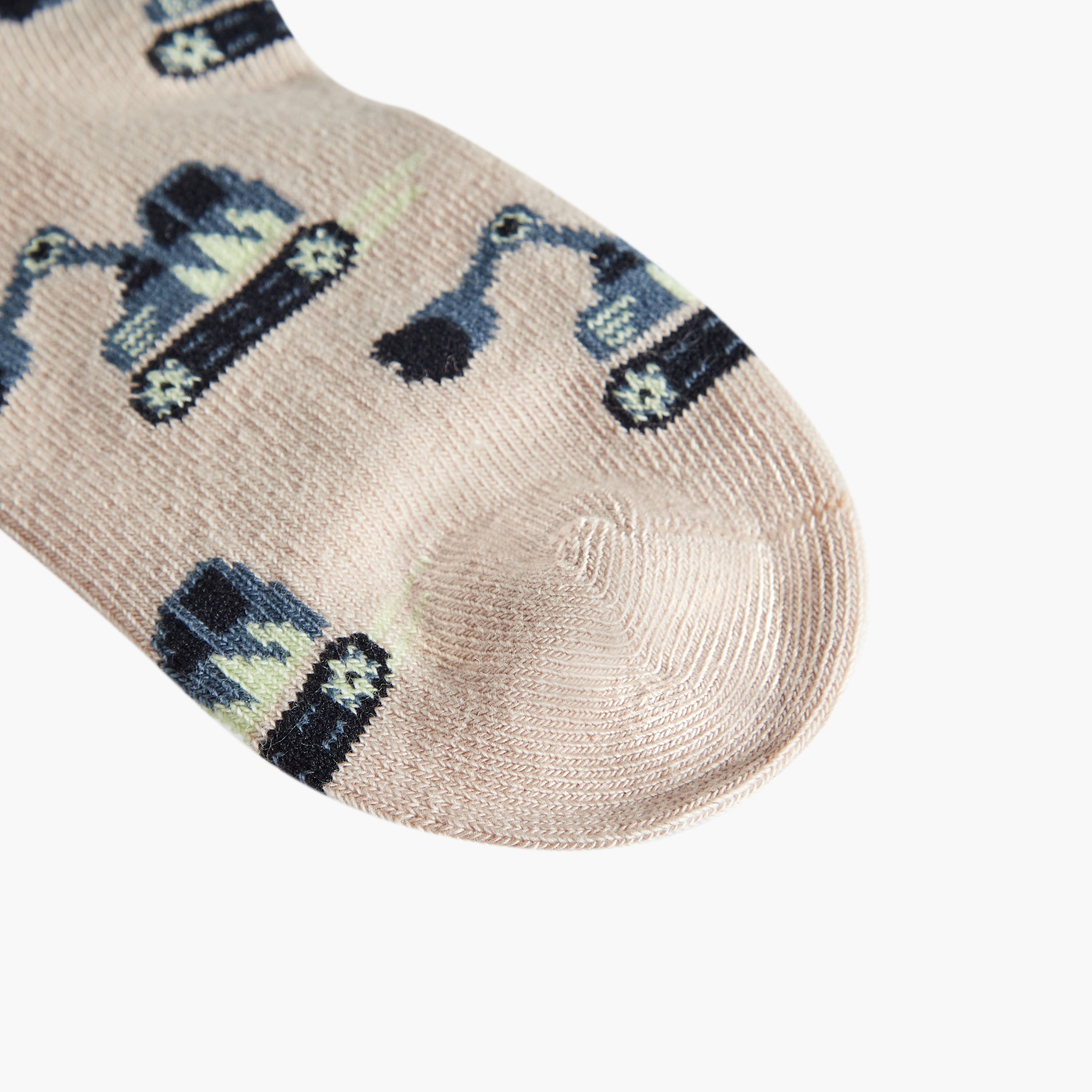 طقم جوارب طويلة 3 أزواج بطبعات من جونيورز-boys-accessories-socks-image-3