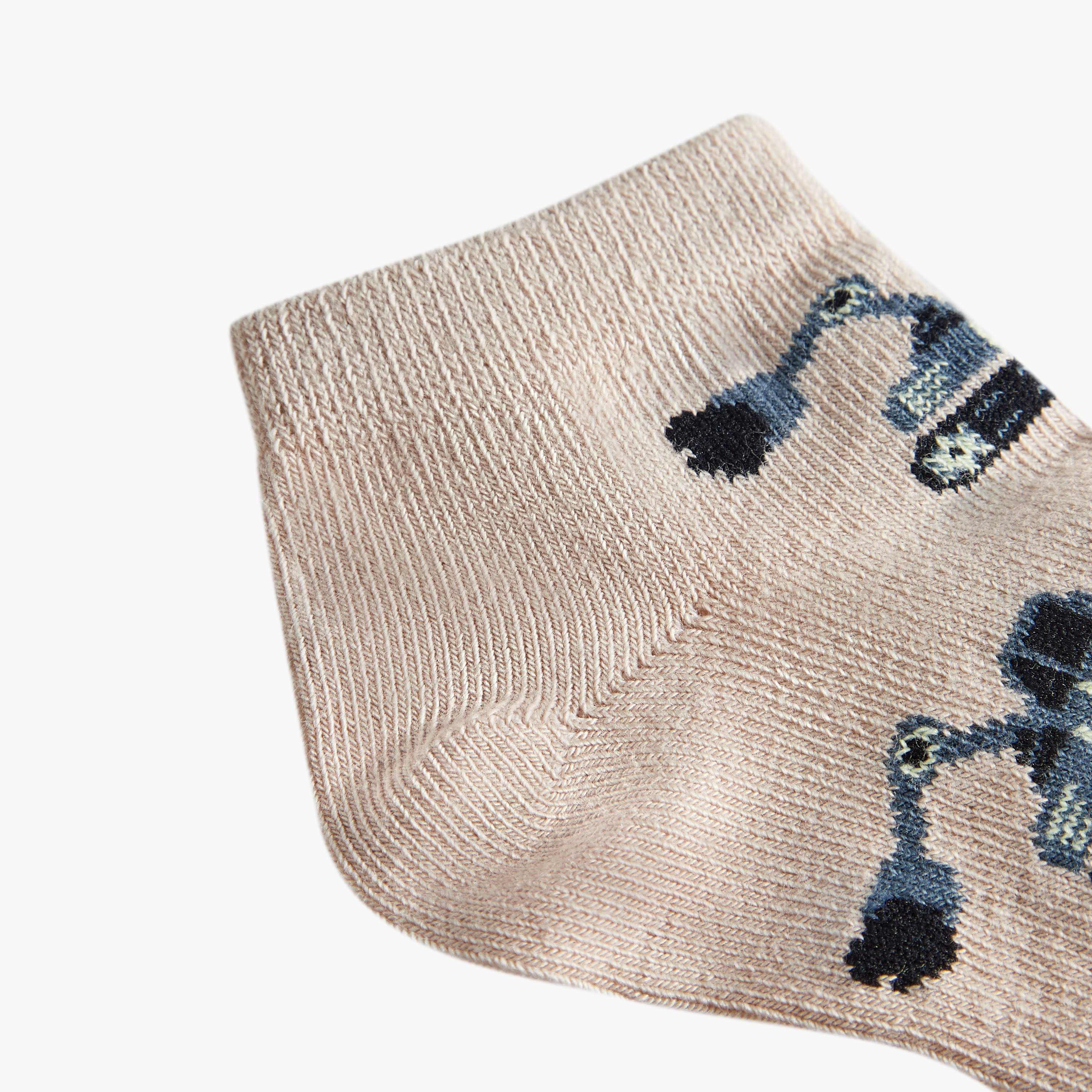 طقم جوارب طويلة 3 أزواج بطبعات من جونيورز-boys-accessories-socks-image-5