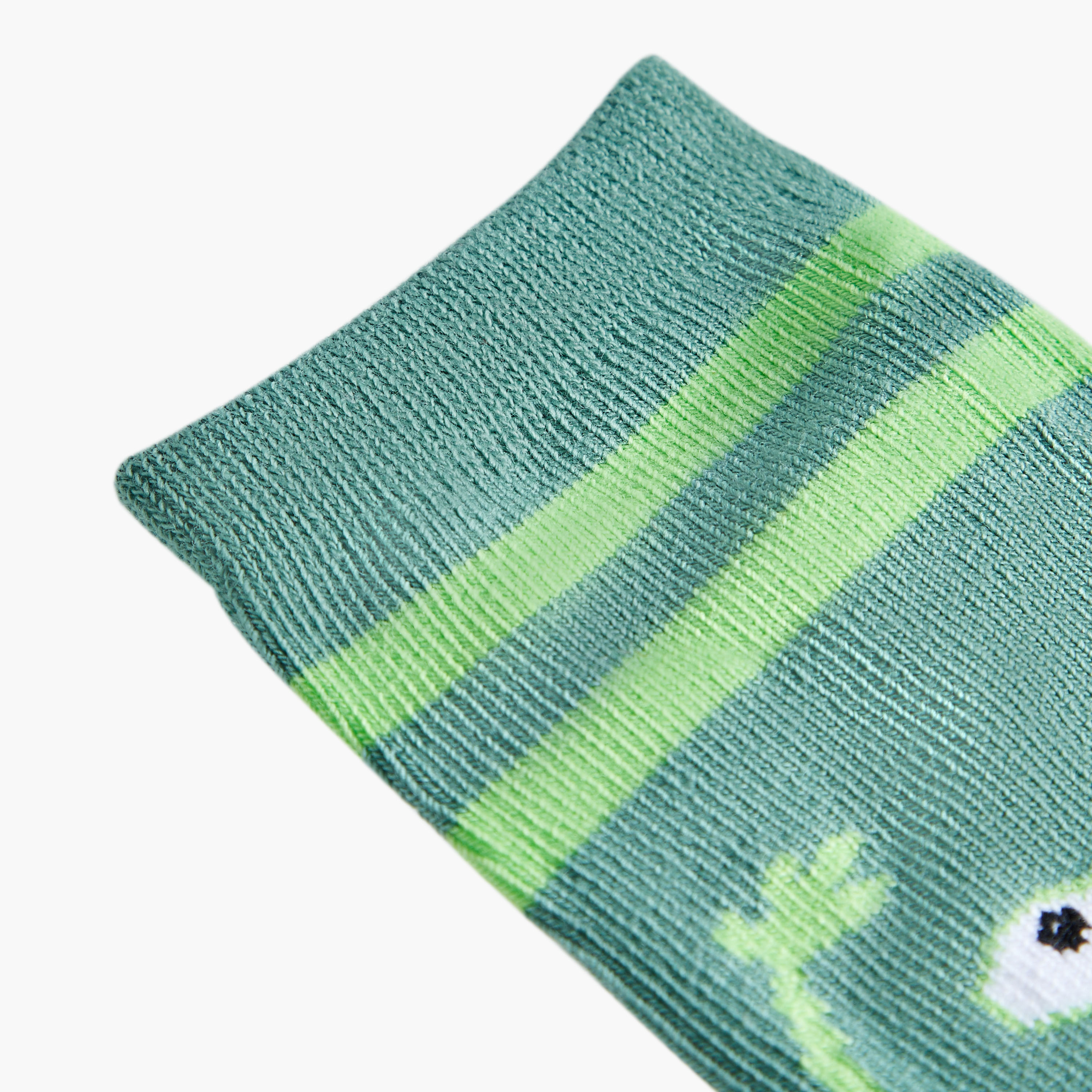 Juniors Animal Print Crew Length Socks - Set of 7-baby-boys-accessories-socks-image-5