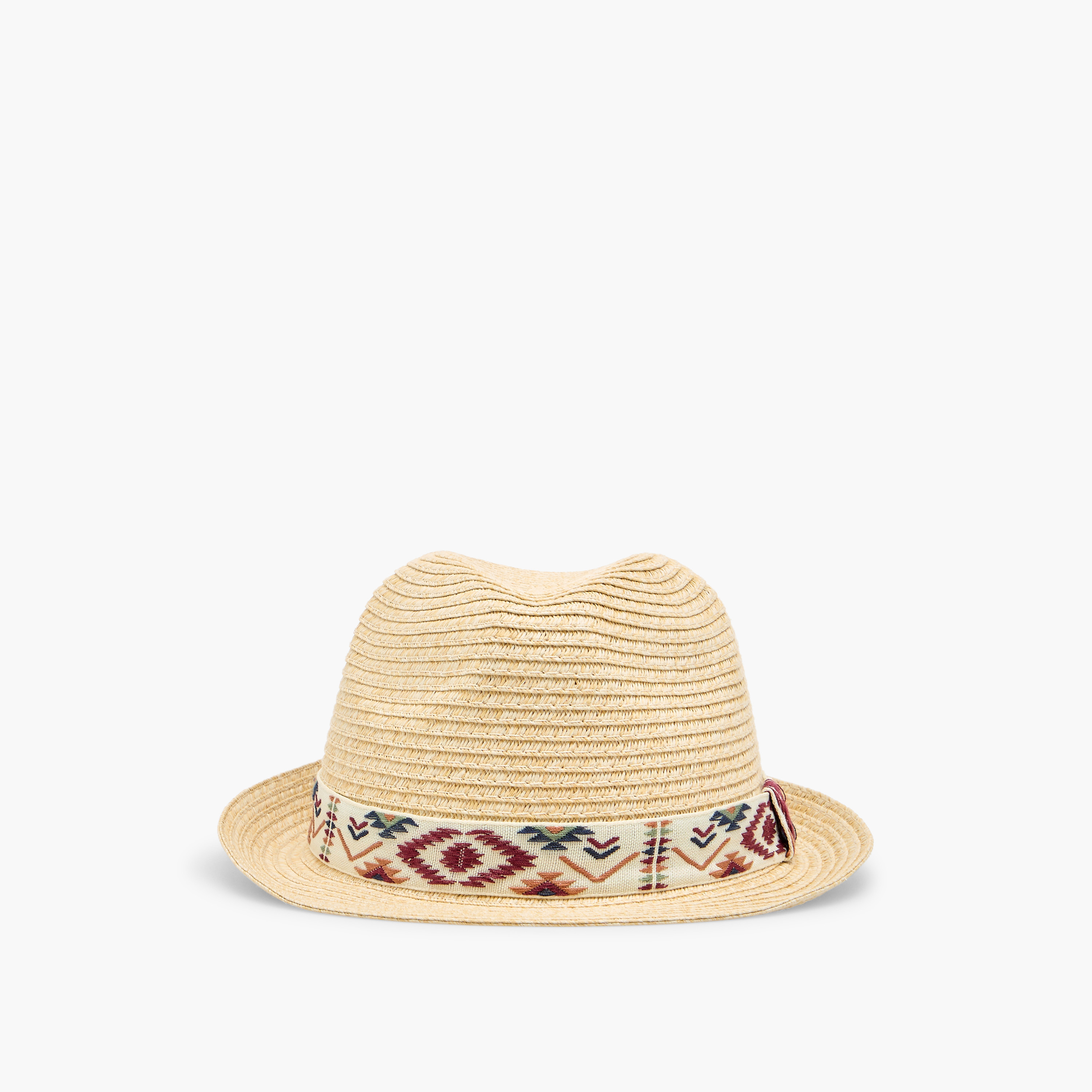 Juniors Textured Hat with Printed Belt Detail-boys-accessories-caps-image-1
