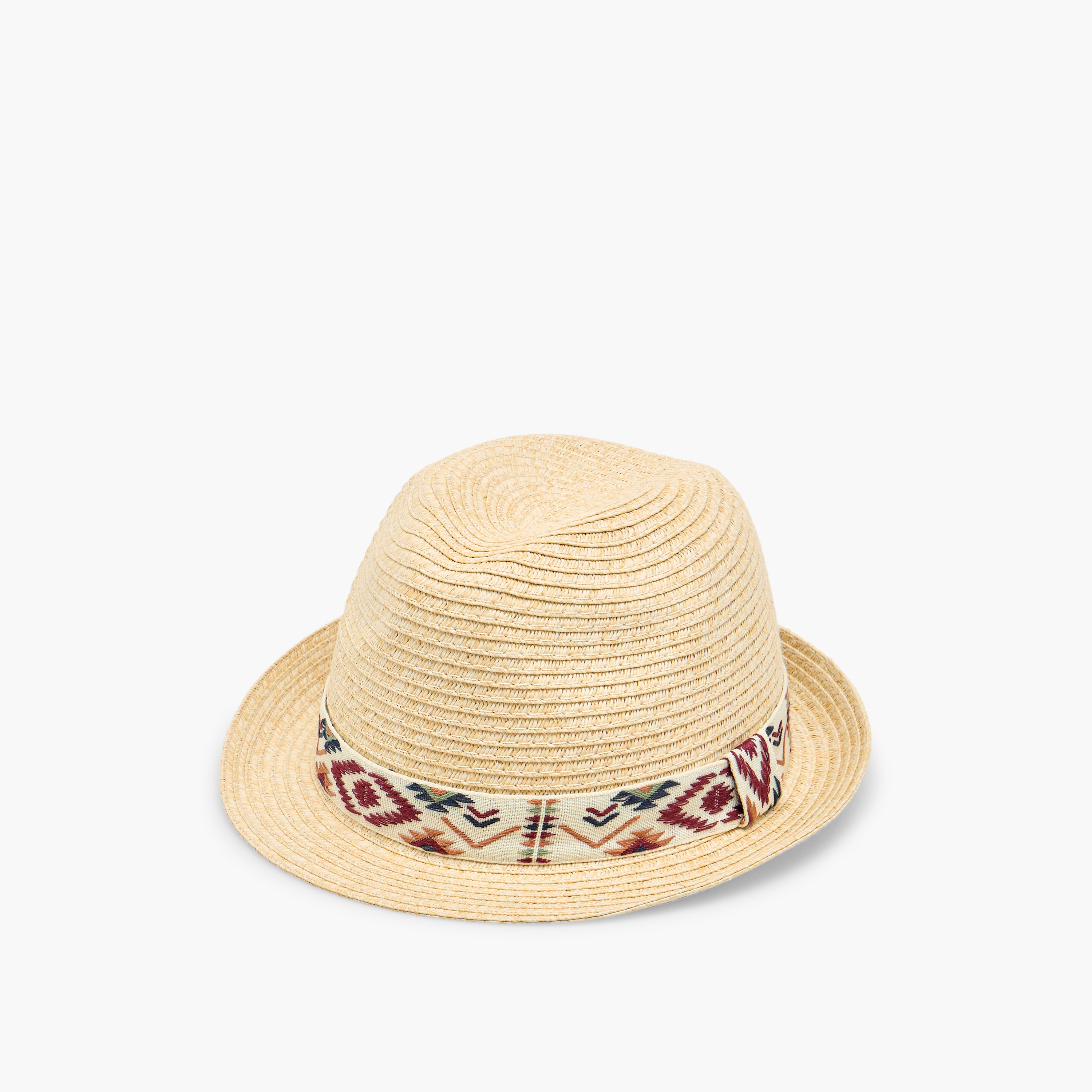 Juniors Textured Hat with Printed Belt Detail-boys-accessories-caps-image-2