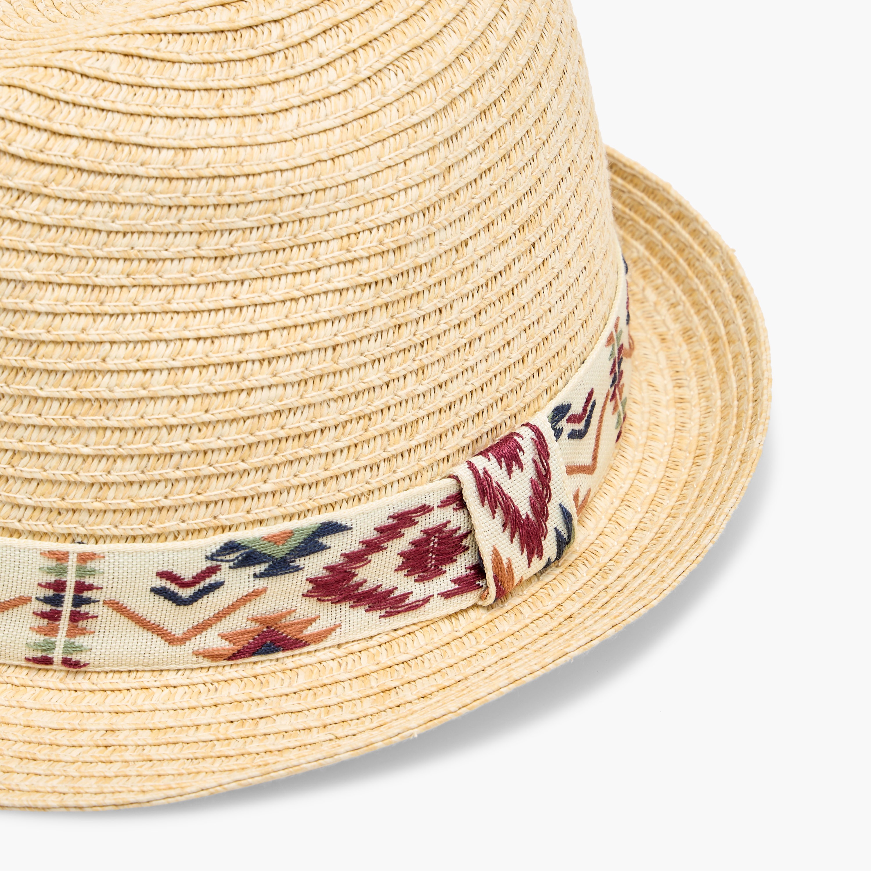 Juniors Textured Hat with Printed Belt Detail-boys-accessories-caps-image-4