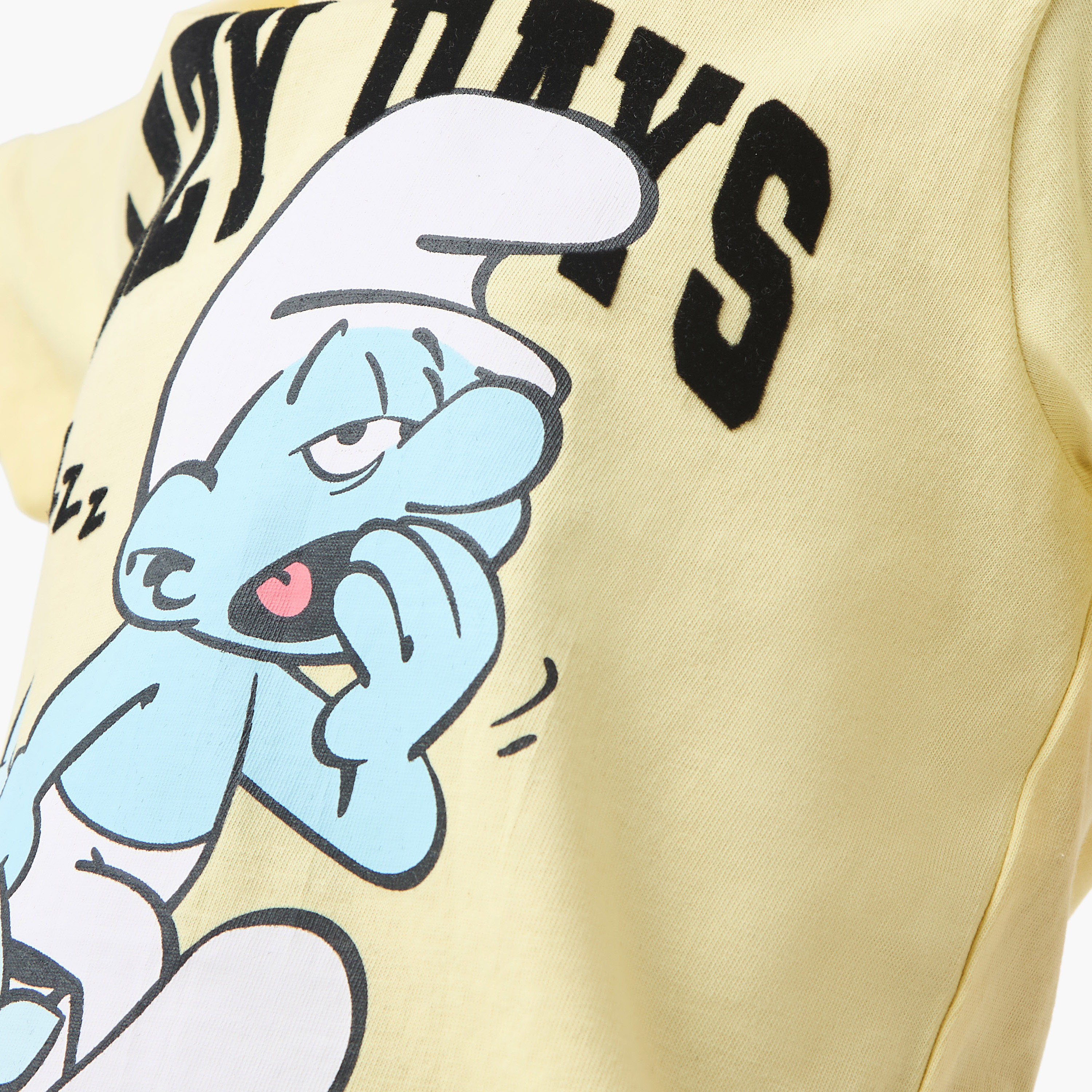 SMURF Print T-shirt and Shorts Set-boys-clothing-nightwear-image-6