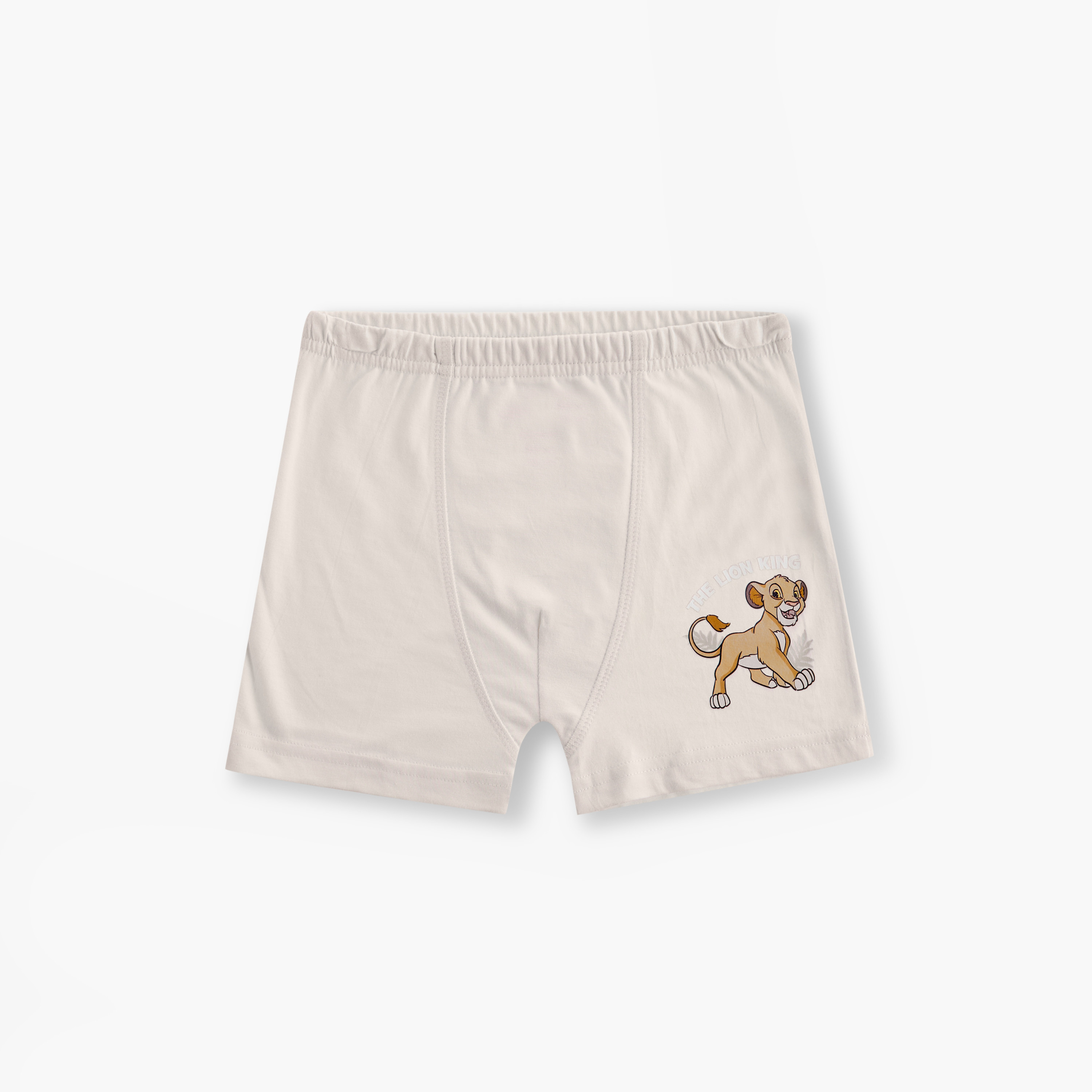 سراويل بوكسر بطبعات الأسد الملك وخصر مطاطي من ديزني - طقم من 3 قطع-baby-boys-clothing-innerwear-image-2