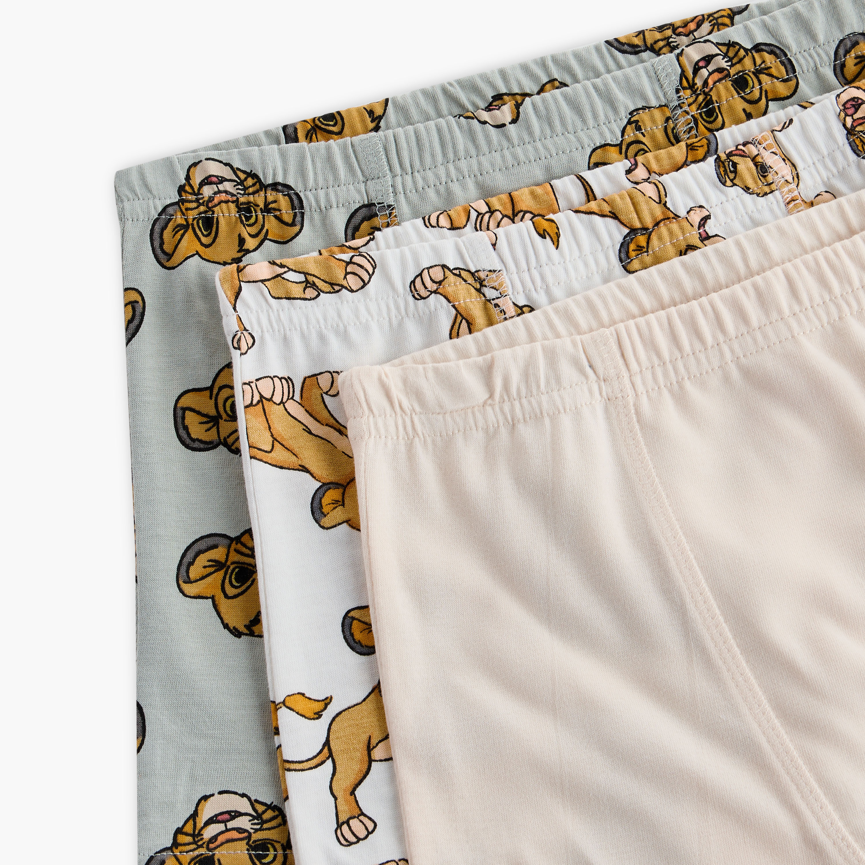 Disney The Lion King Print Boxers with Elasticated Waistband - Set of 3-baby-boys-clothing-innerwear-image-4