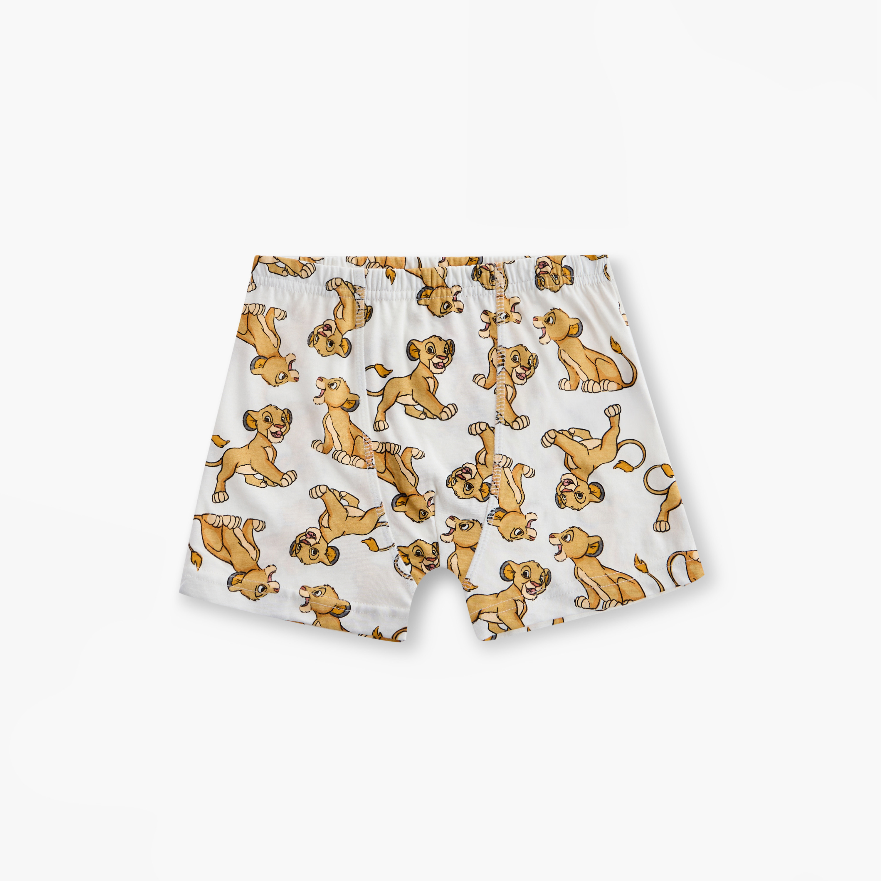 Disney The Lion King Print Boxers with Elasticated Waistband - Set of 3-baby-boys-clothing-innerwear-image-6